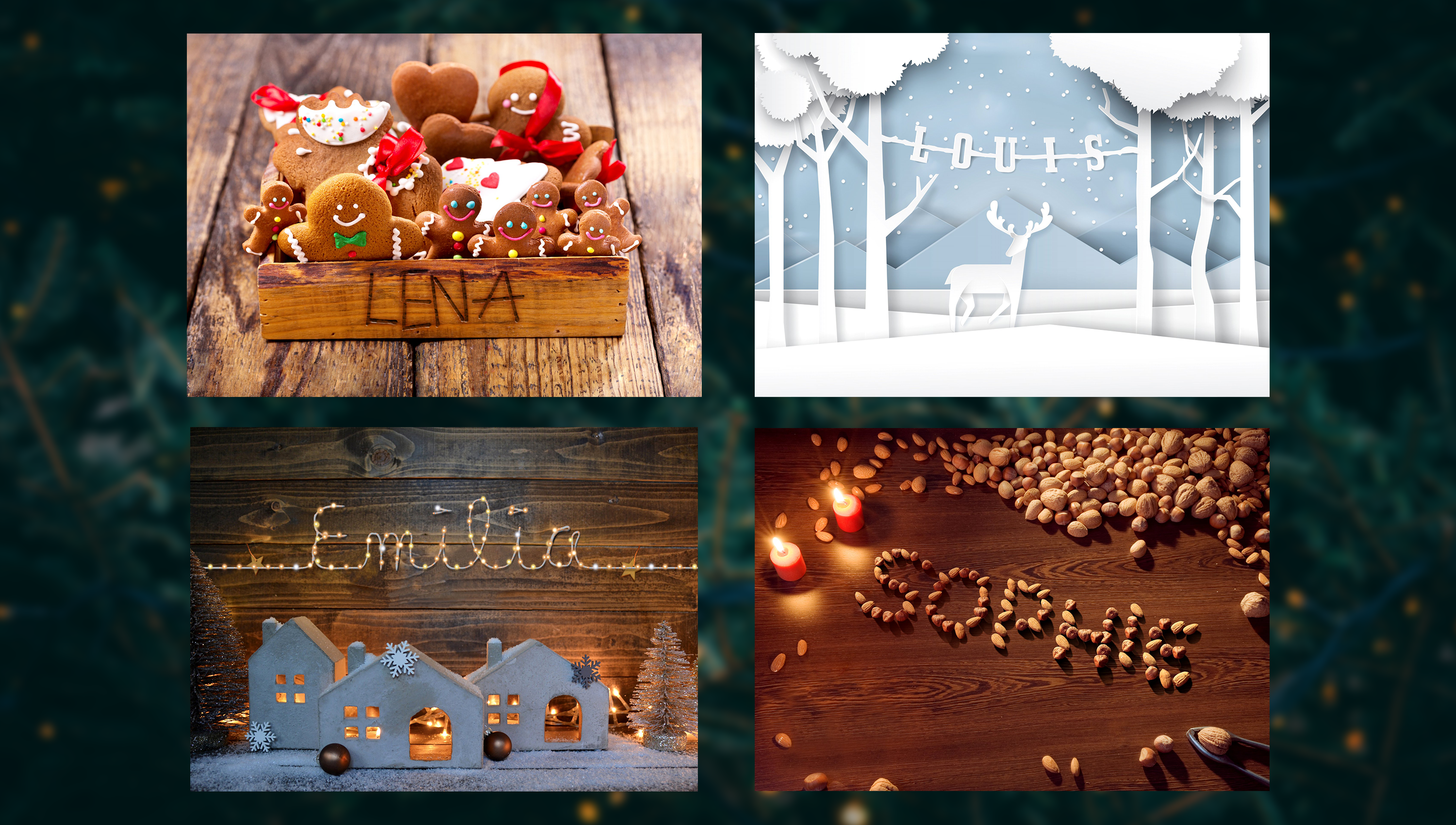 Adventskalender Milka selbst gestalten