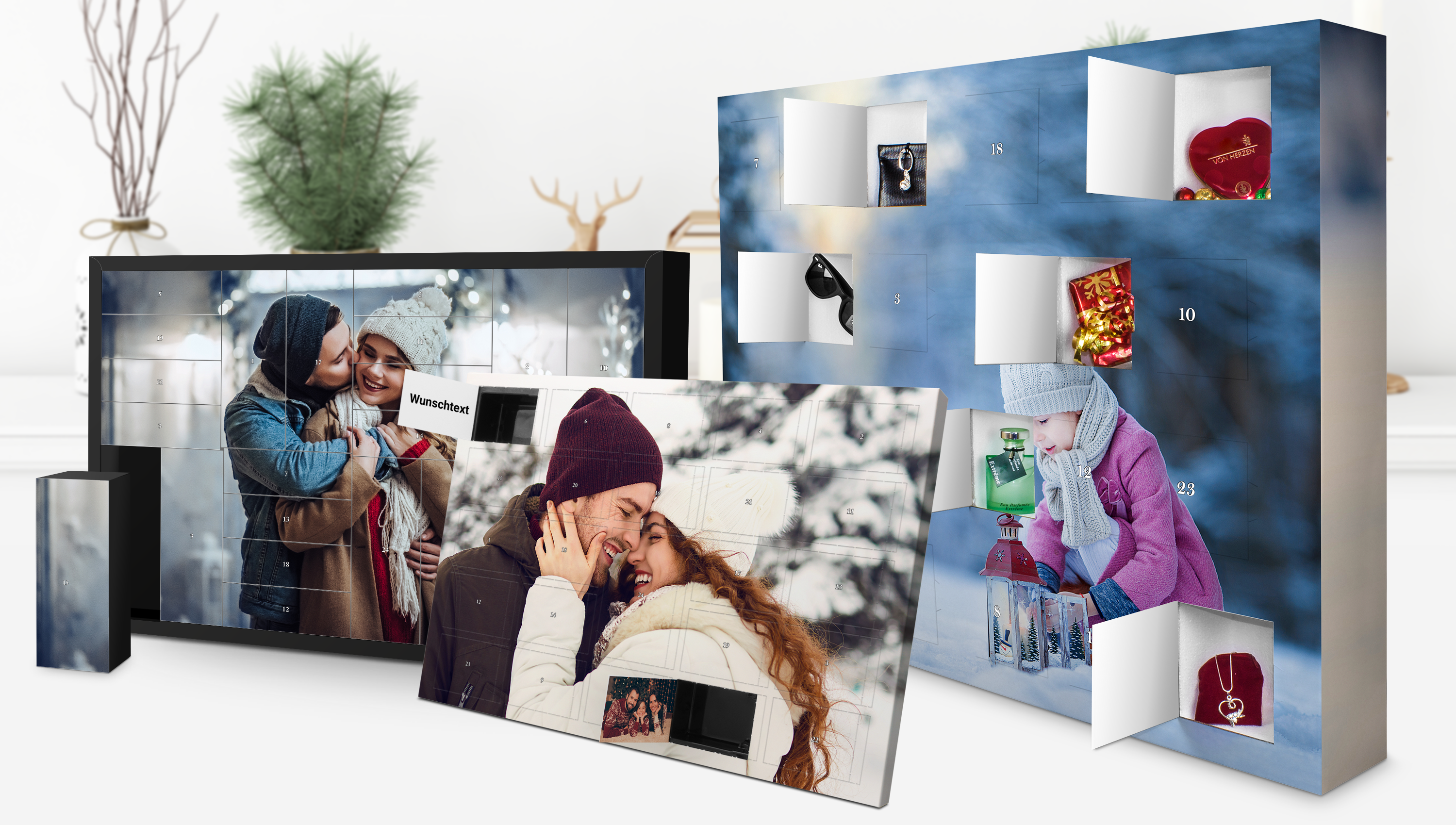Personalisierte XXL Foto-Adventskalender selber befüllen
