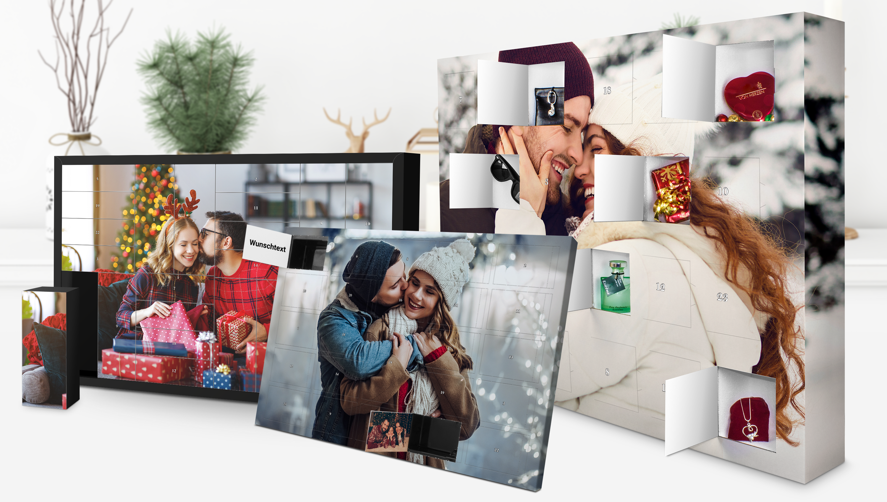 Individuelle Foto-Weihnachtskalender selbst gestalten