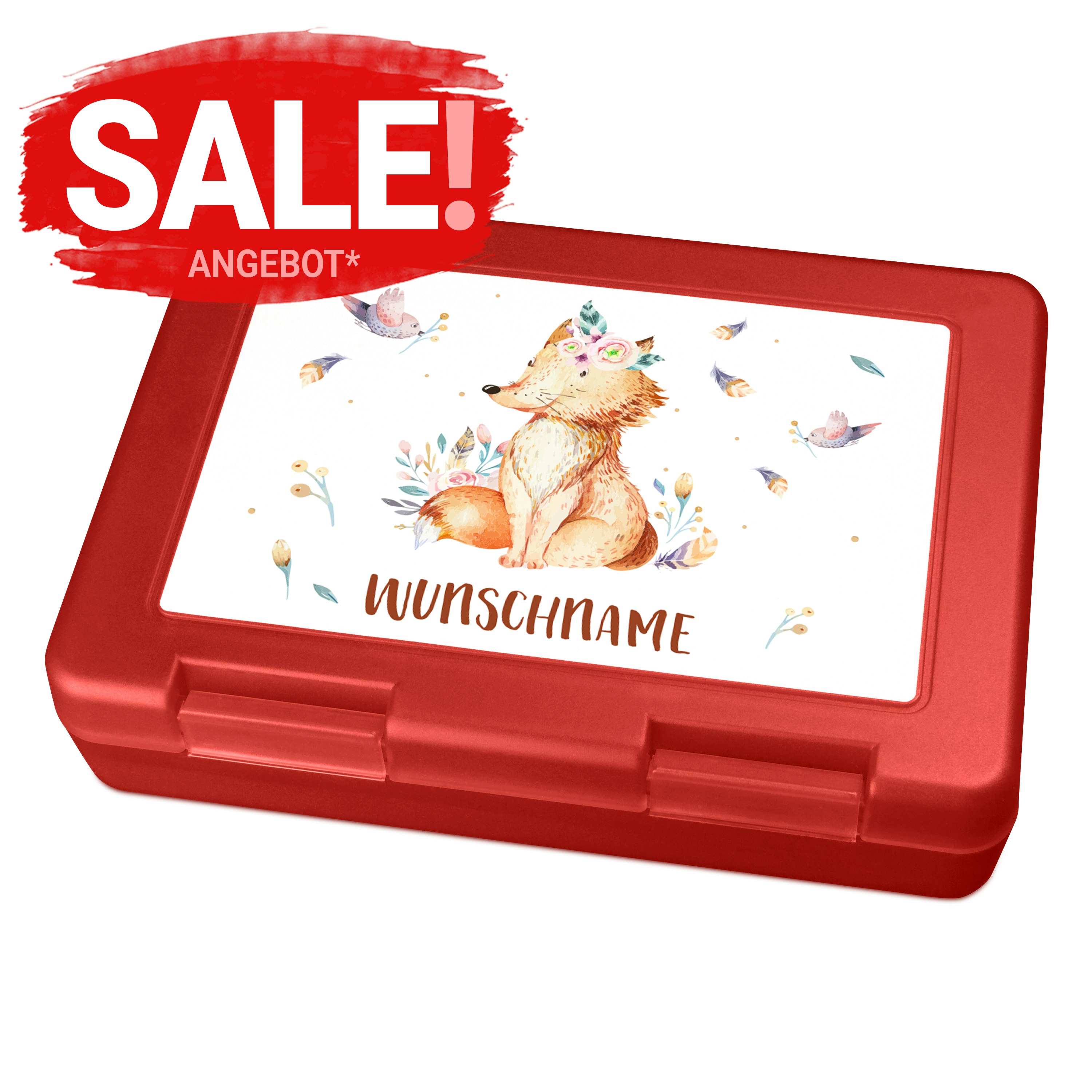 Brotdose mit Namensmotiv