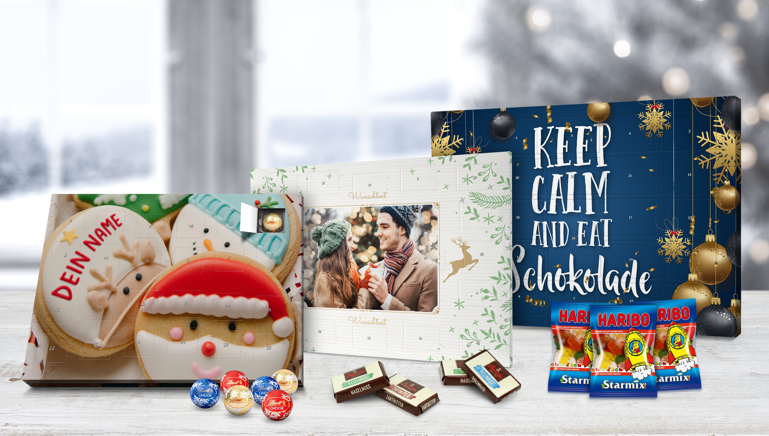 Personalisierter Adventskalender mit Namen