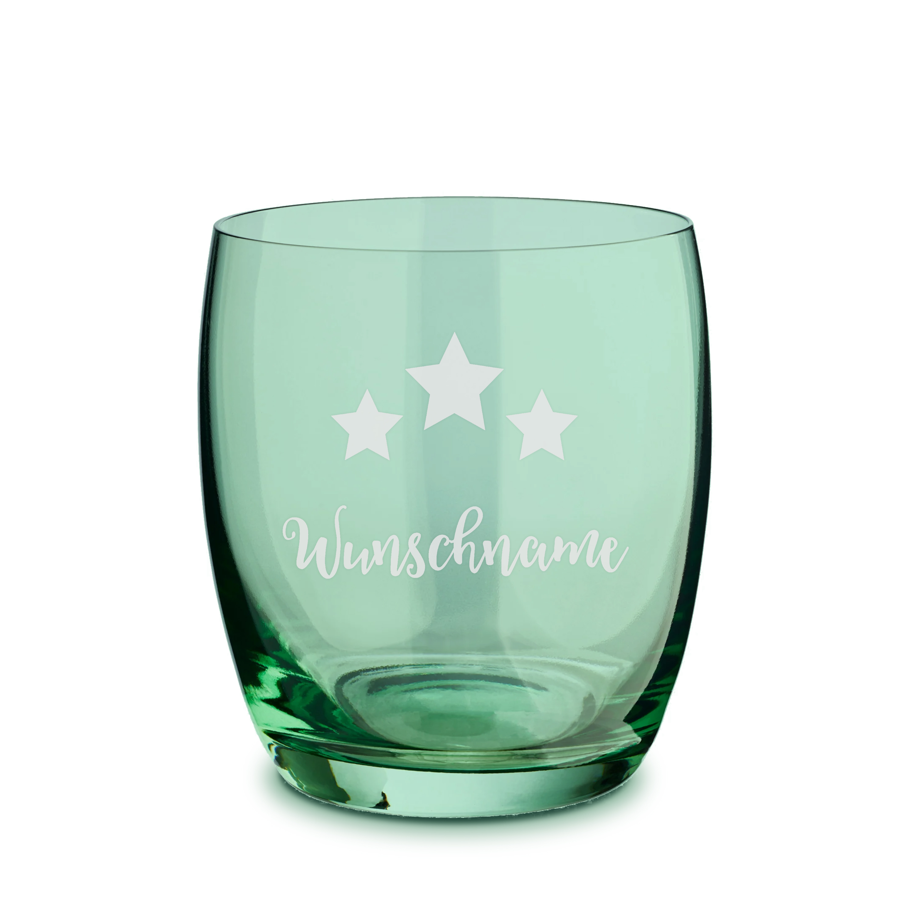 Trinkglas "Farbig" Grün
