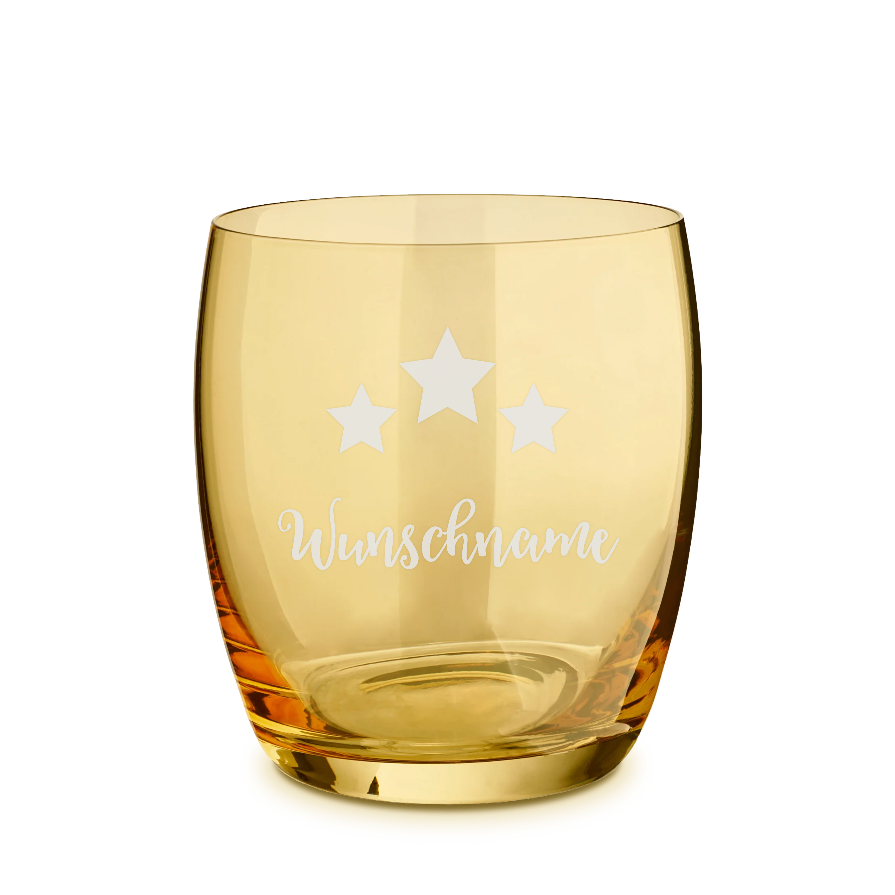 Trinkglas "Farbig" Gelb