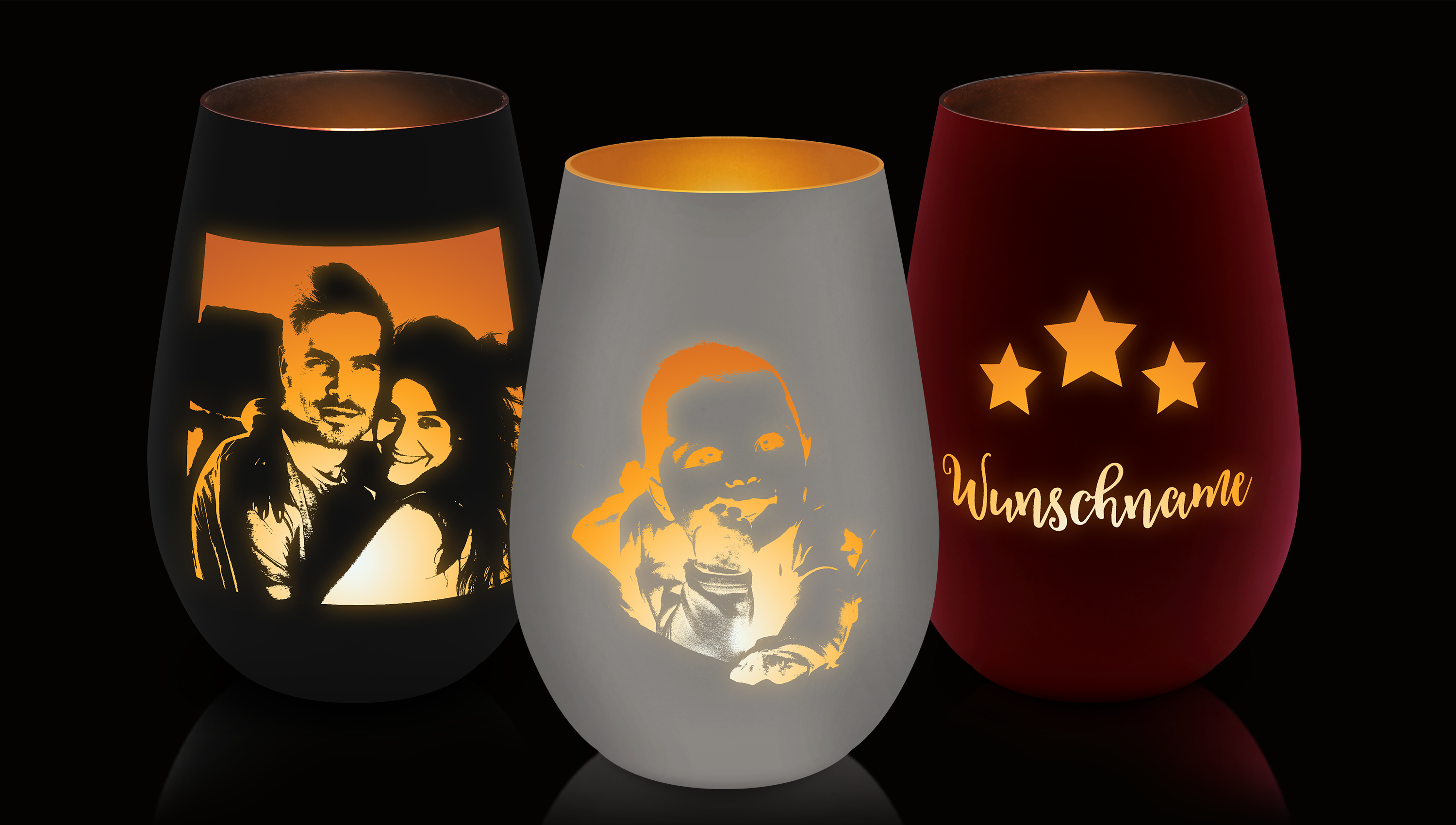 Personalisiertes Windlicht