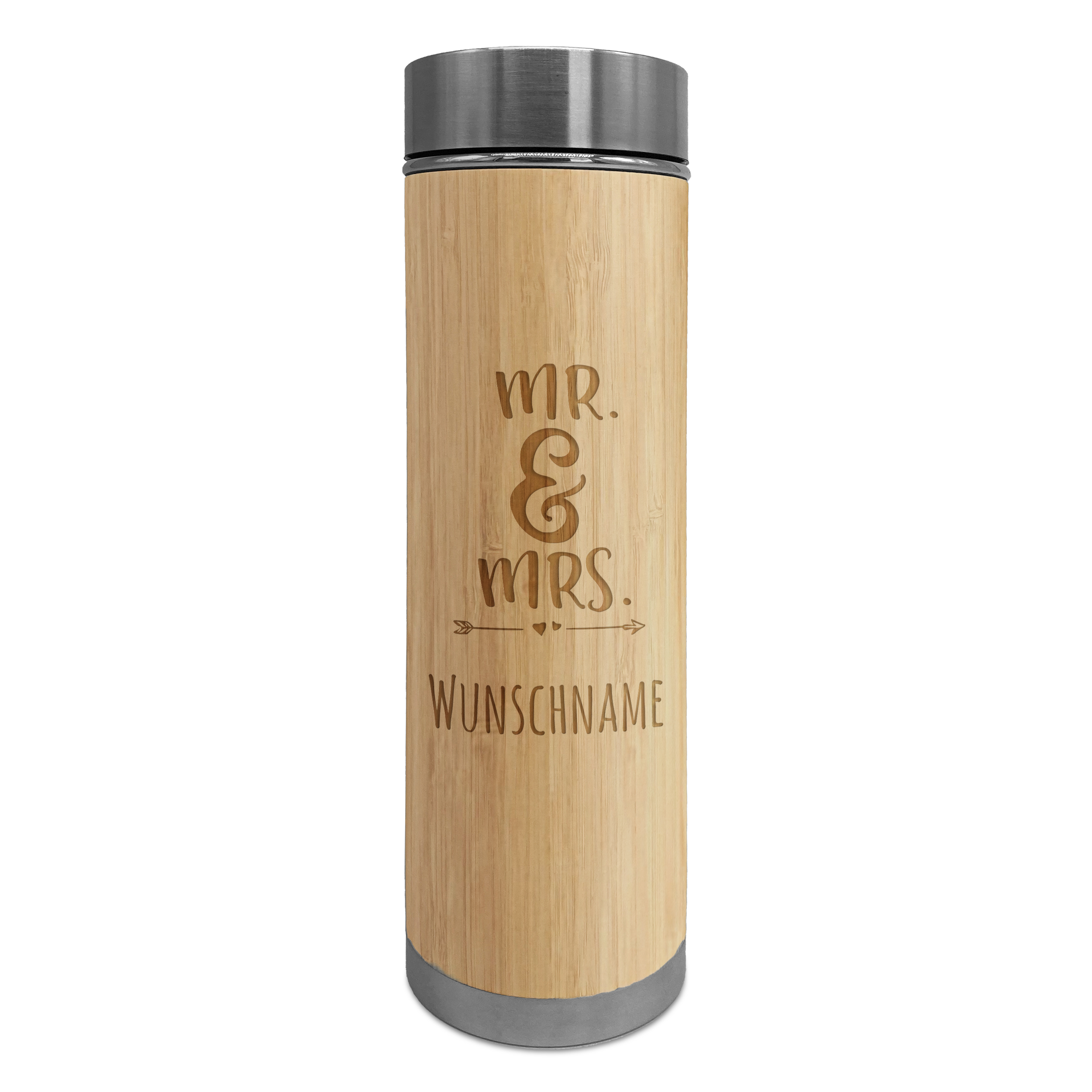 Bambus Thermosflasche