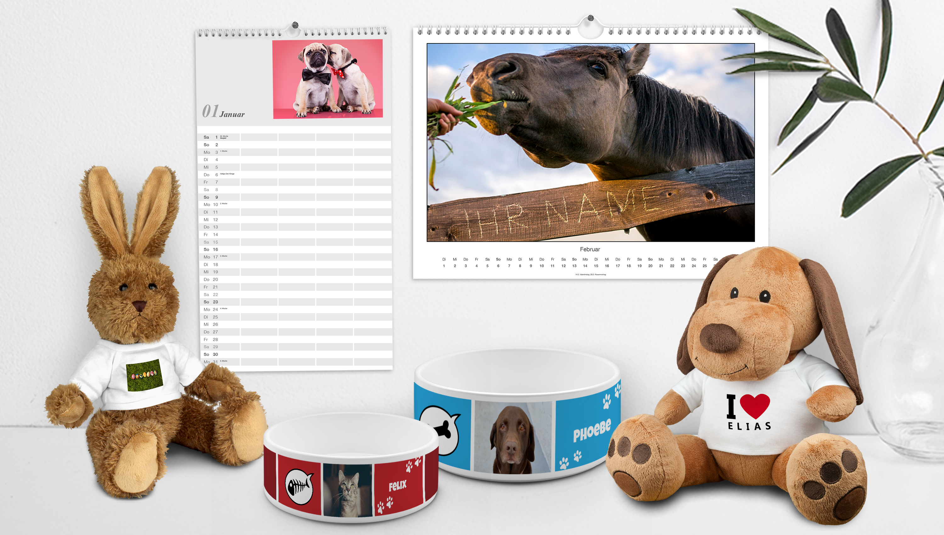 Individuelle Tiergeschenke mit Foto gestalten