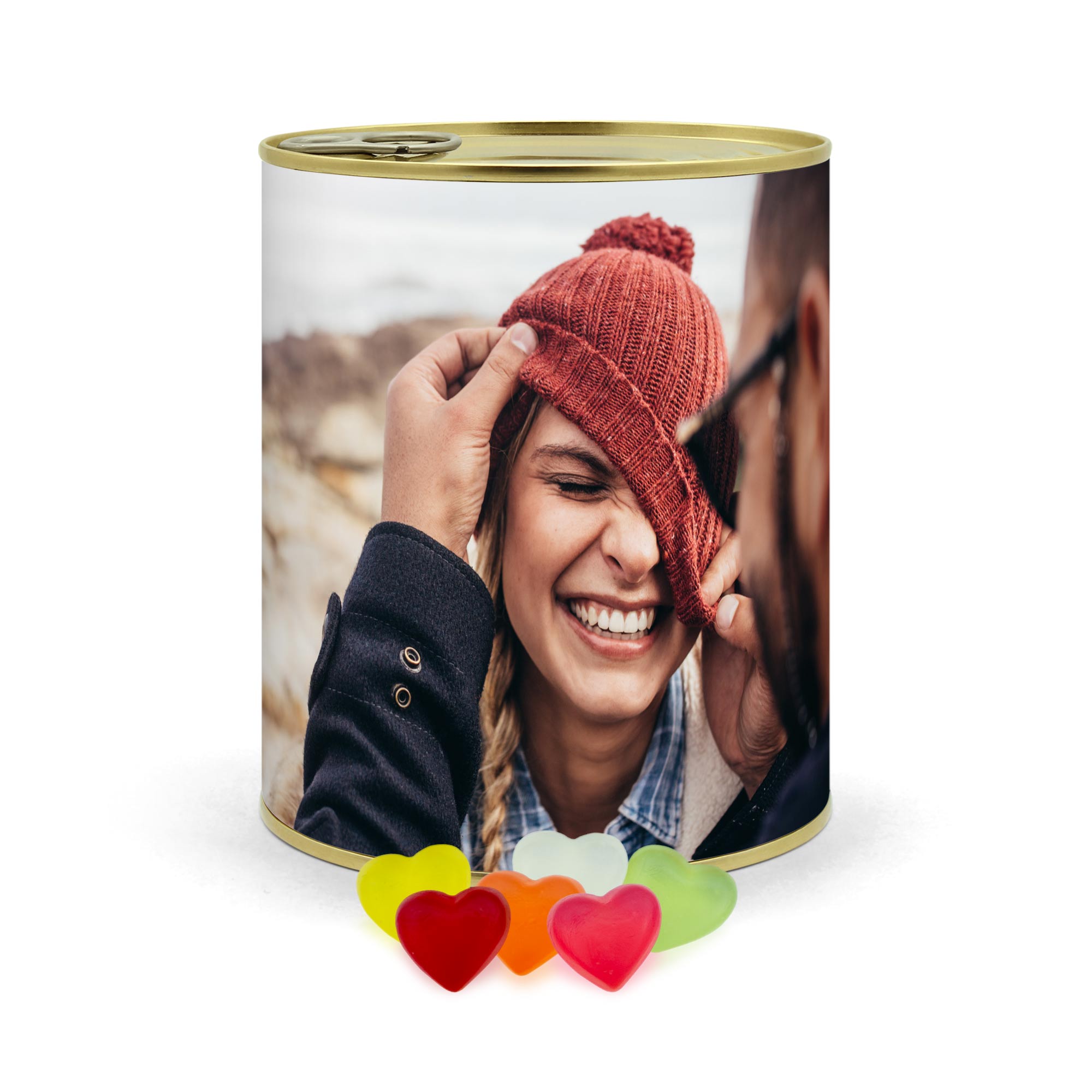 Konservendose Katjes Family Glücksherzen