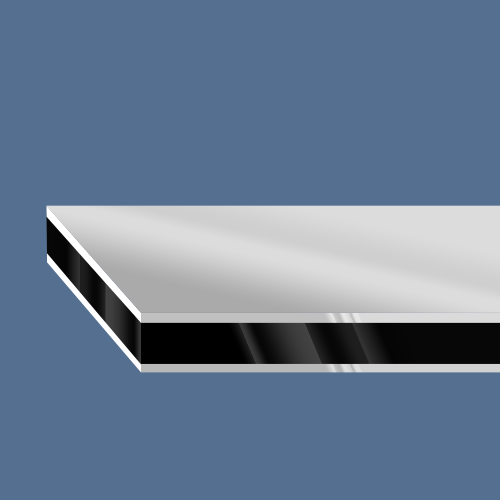 Alu-Dibond Silber
