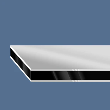 Alu-Dibond Silber