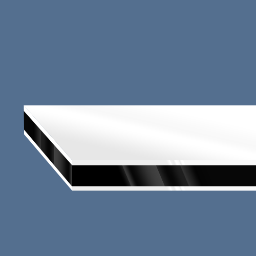 Alu-Dibond Weiß