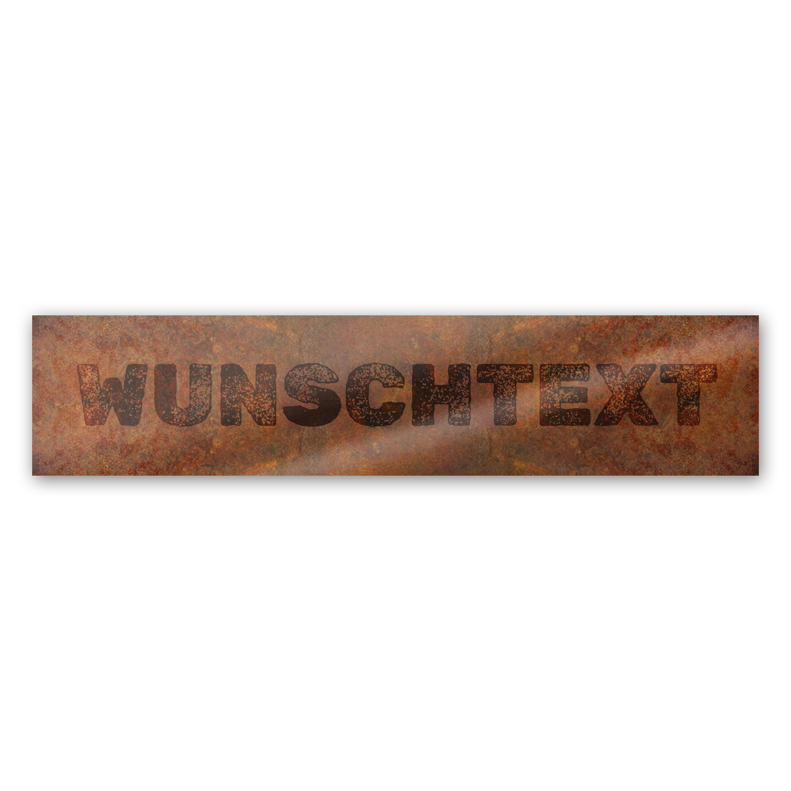 Straßenschild Verrostet