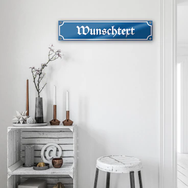 Straßenschild Nostalgie