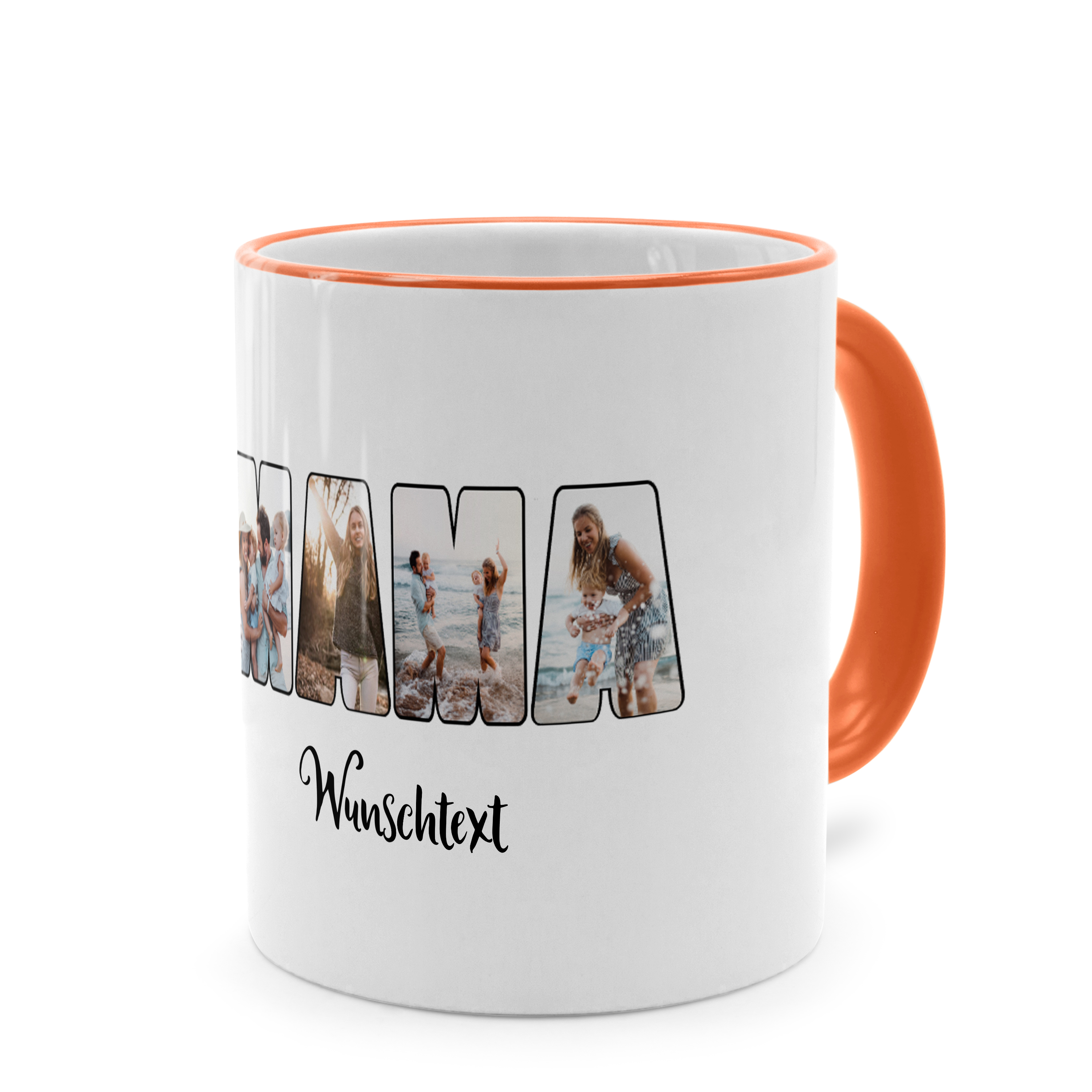 Beste Mama Tasse Orange