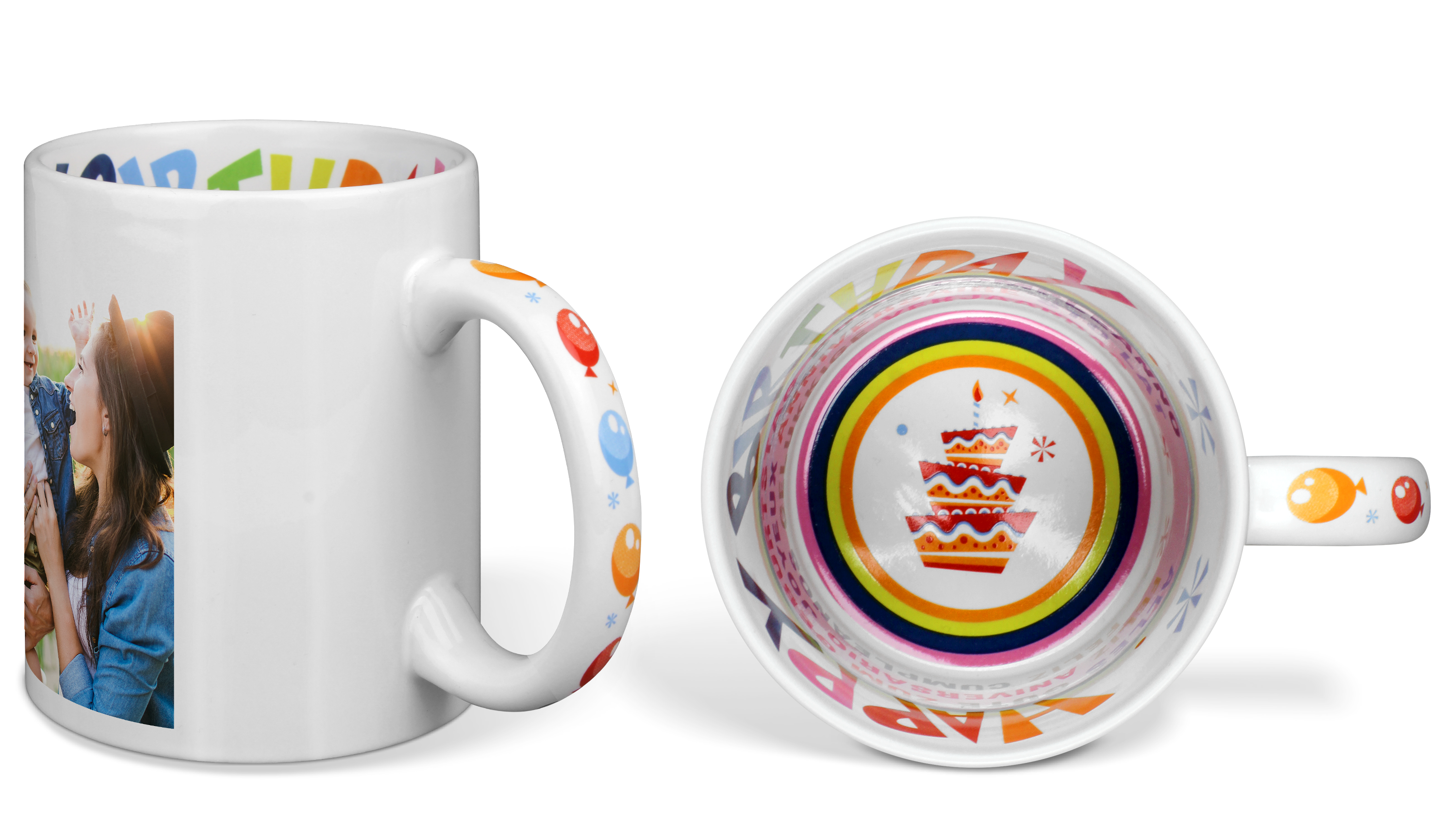 Geburtstagstasse mit Foto als individuelles Geburtstagsgeschenk