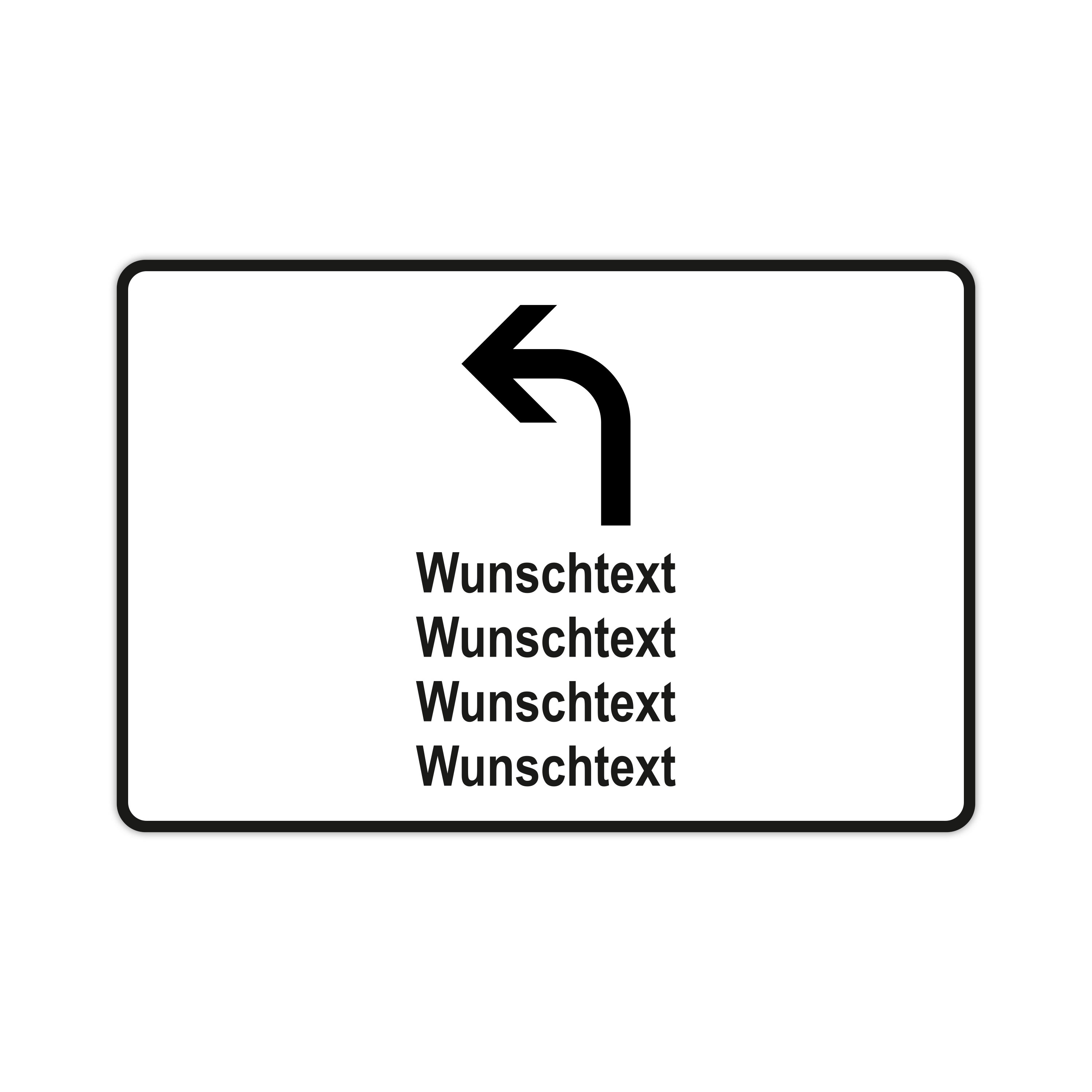 Richtungsschild