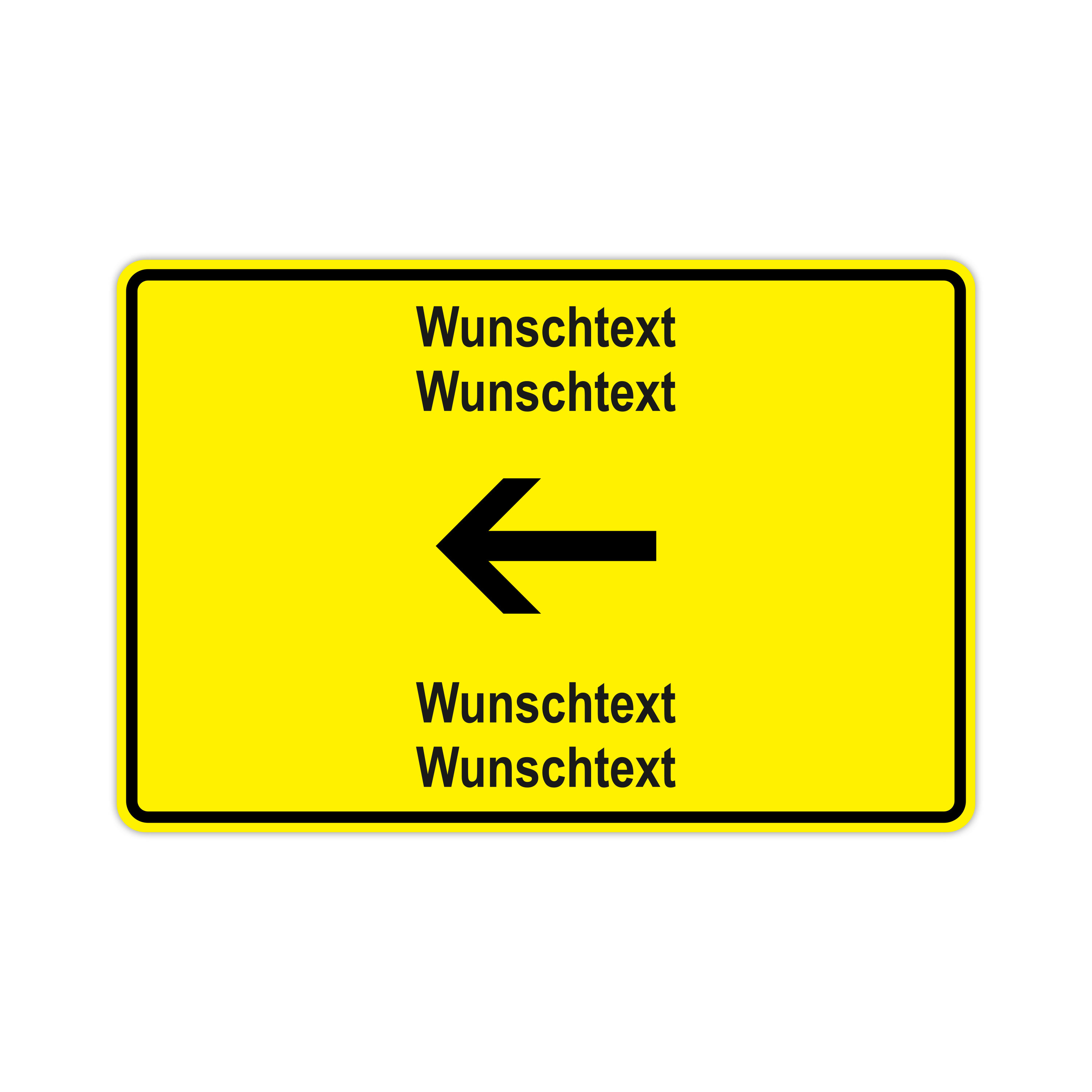 Richtungsschild