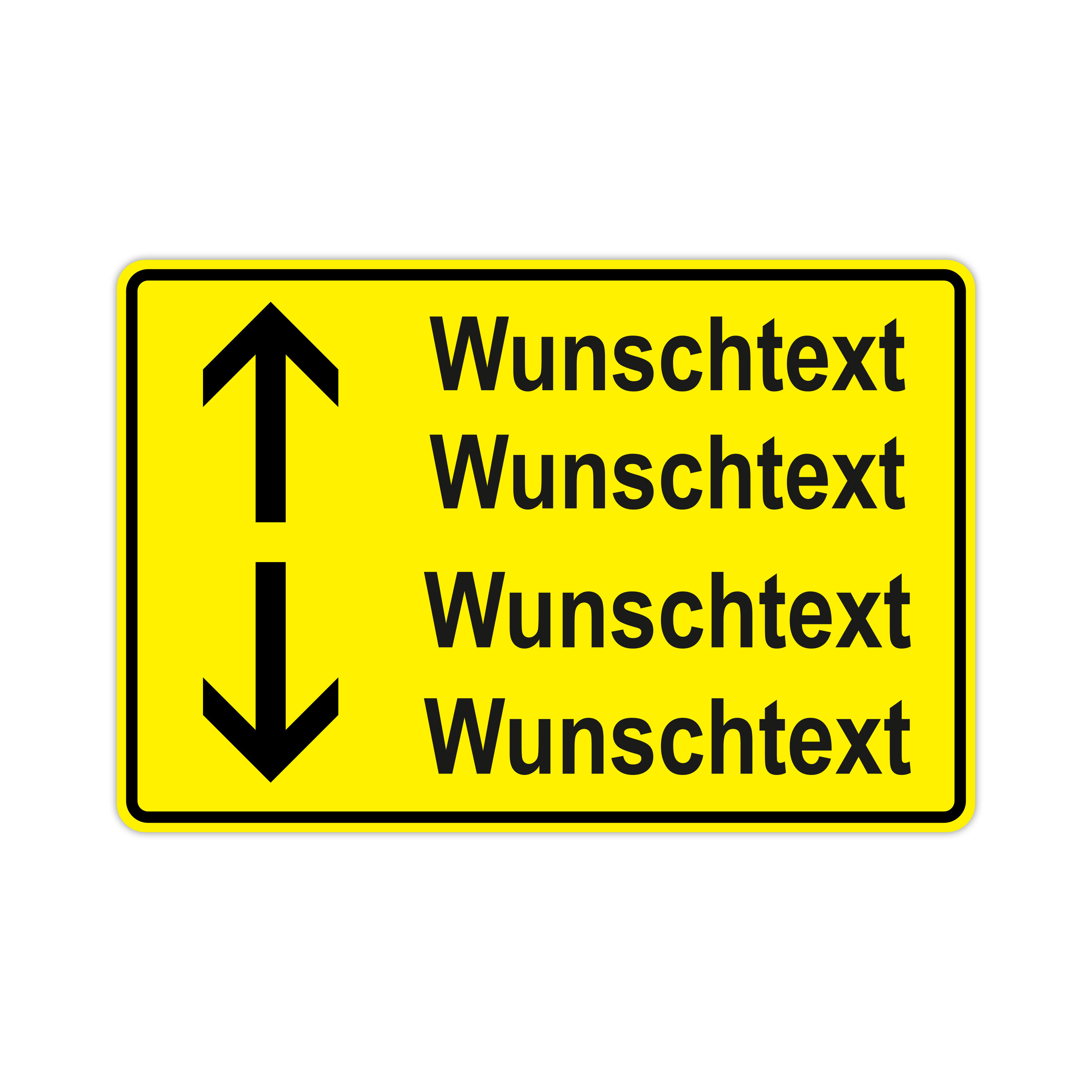 Richtungsschild
