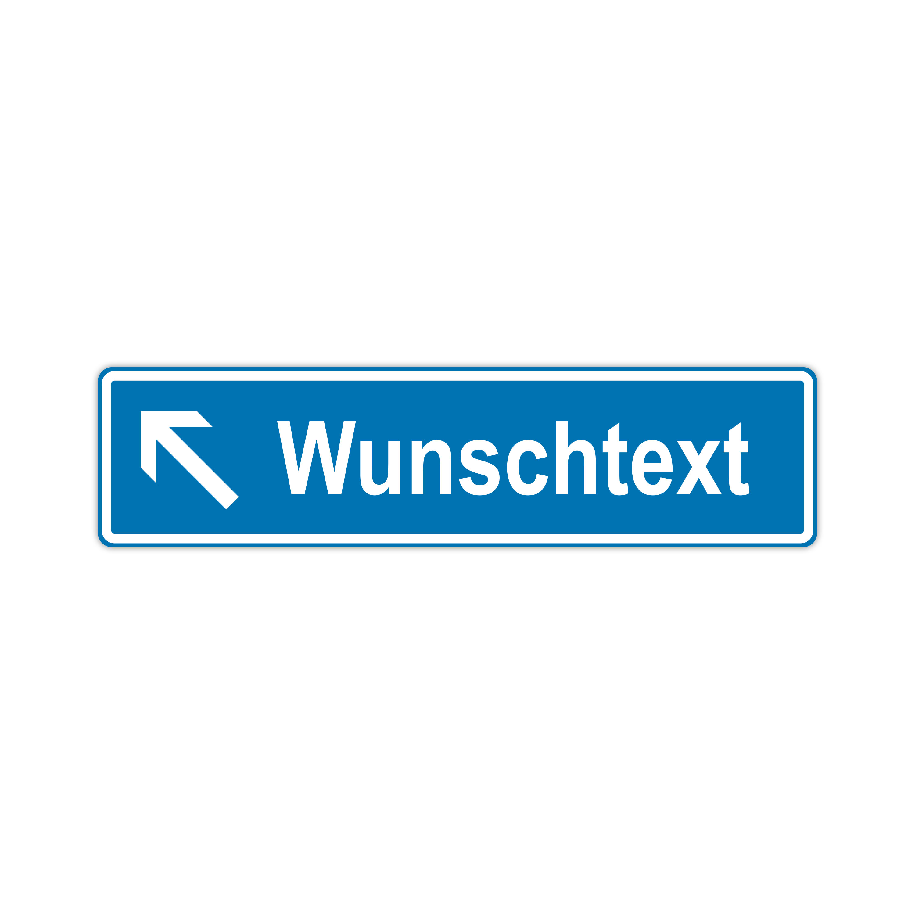 Richtungsschild Schmal