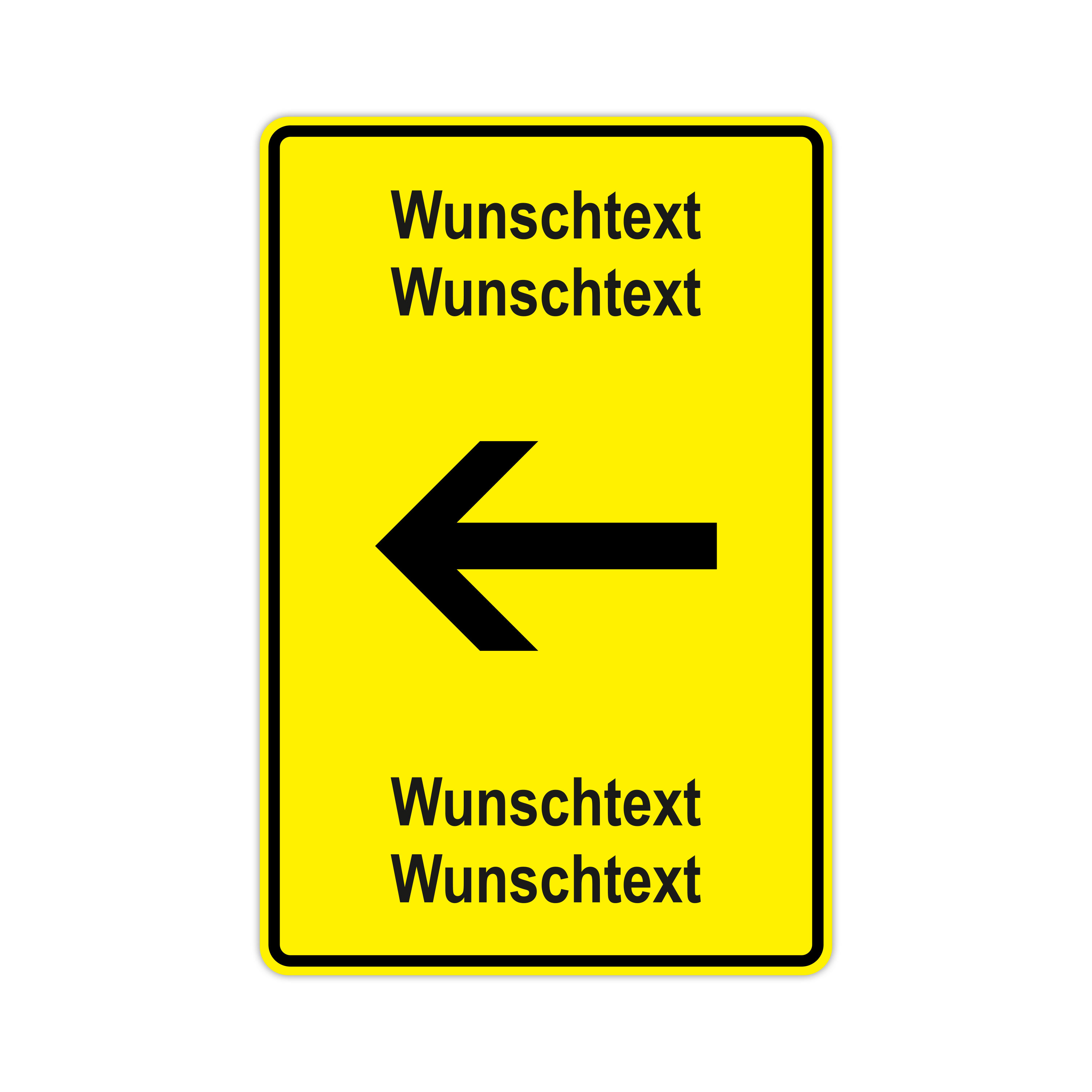 Richtungsschild