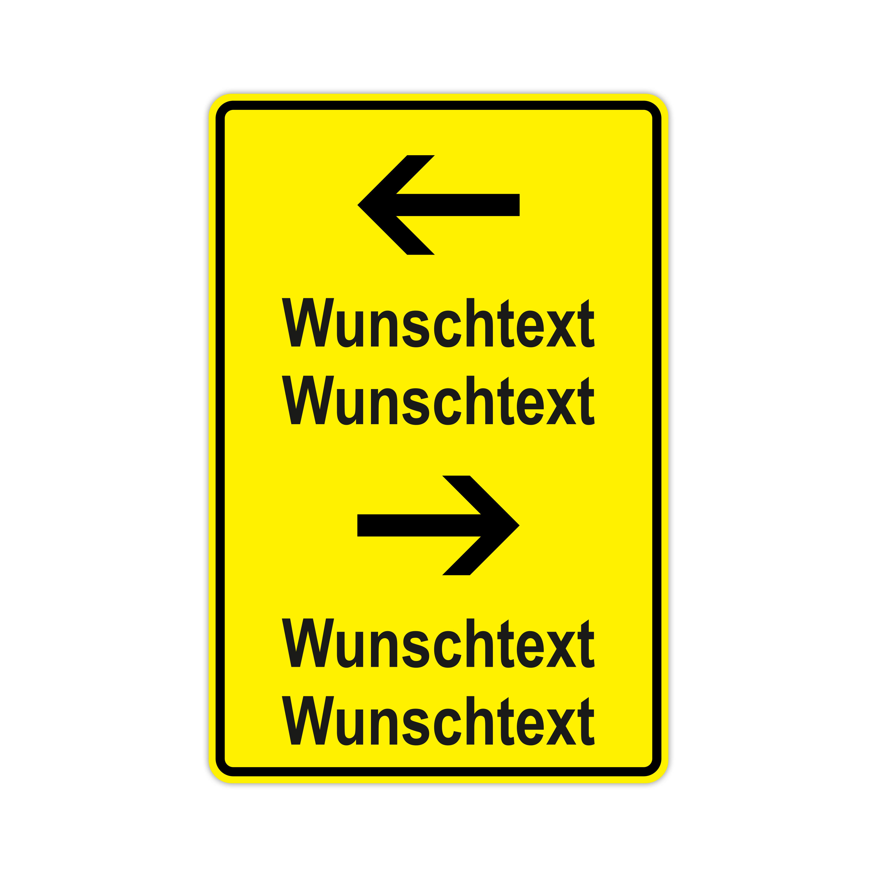 Richtungsschild