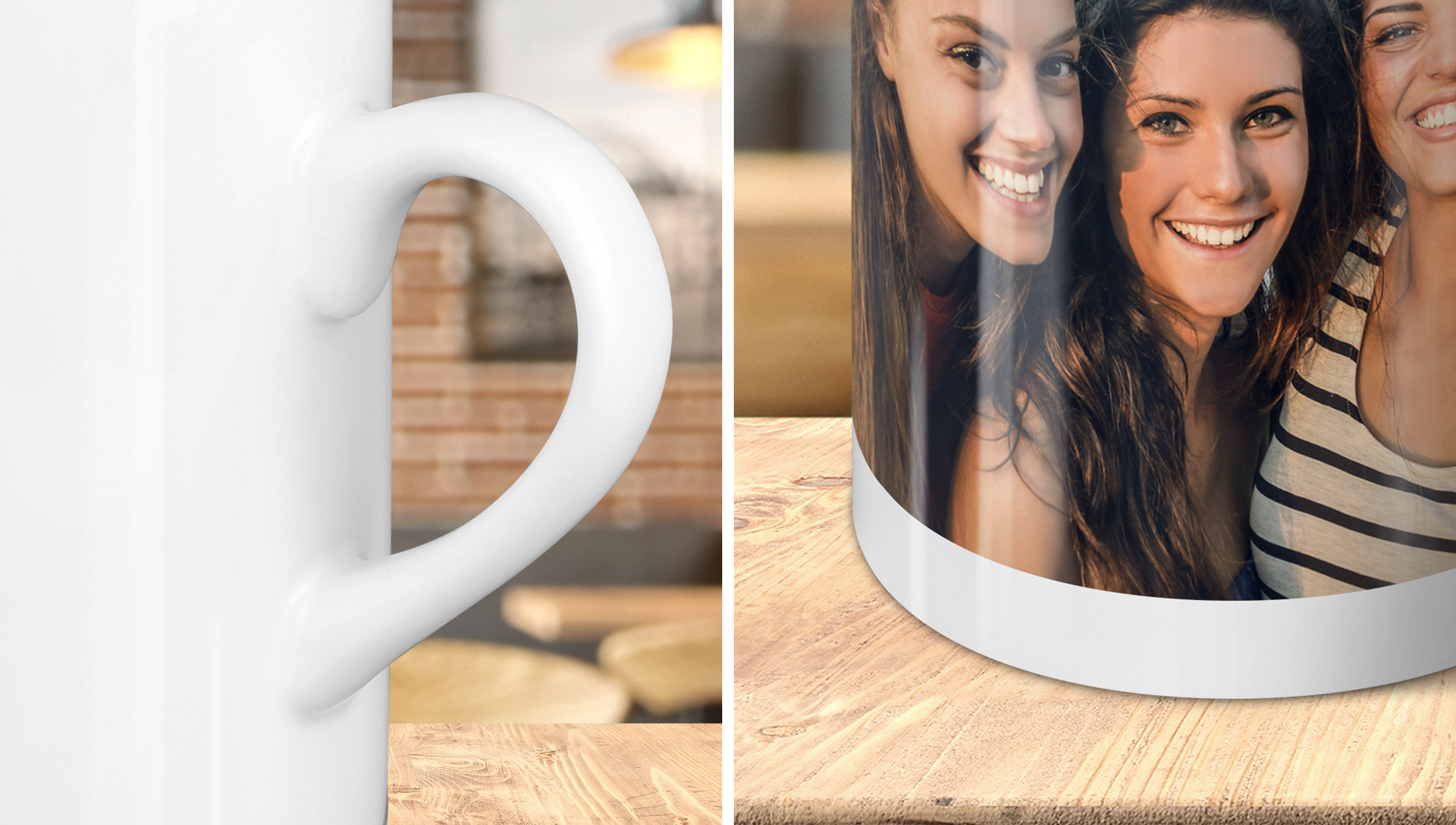 Kleine Tasse mit Foto - die schlanke Geschenkidee