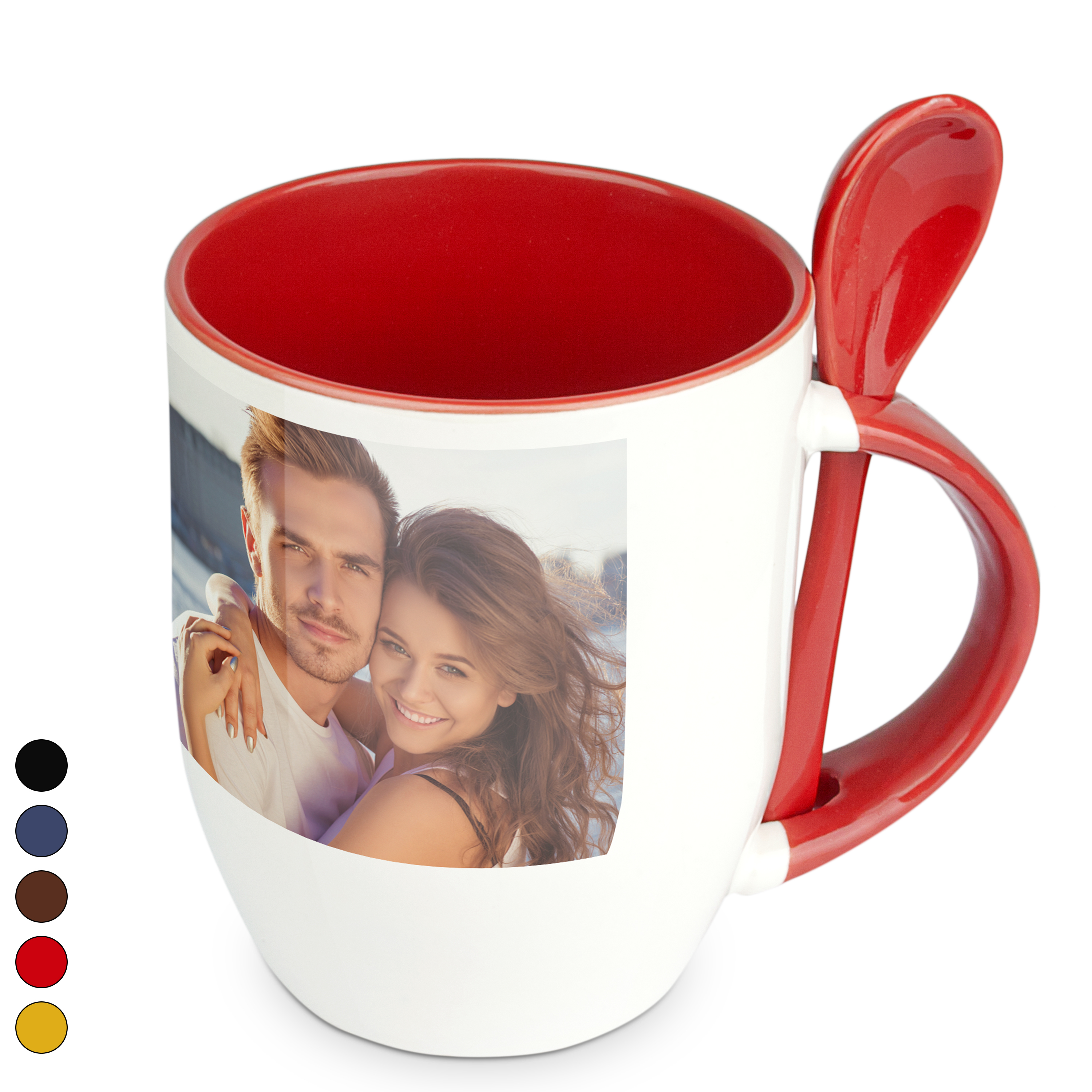 Kaffeebecher mit Löffel