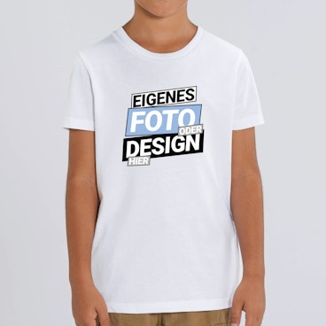Kinder Bio T-Shirt Weiß