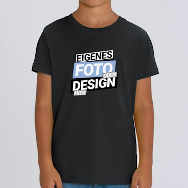 Kinder Bio T-Shirt Schwarz