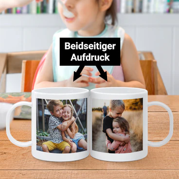 Kindertasse beidseitig bedruckt