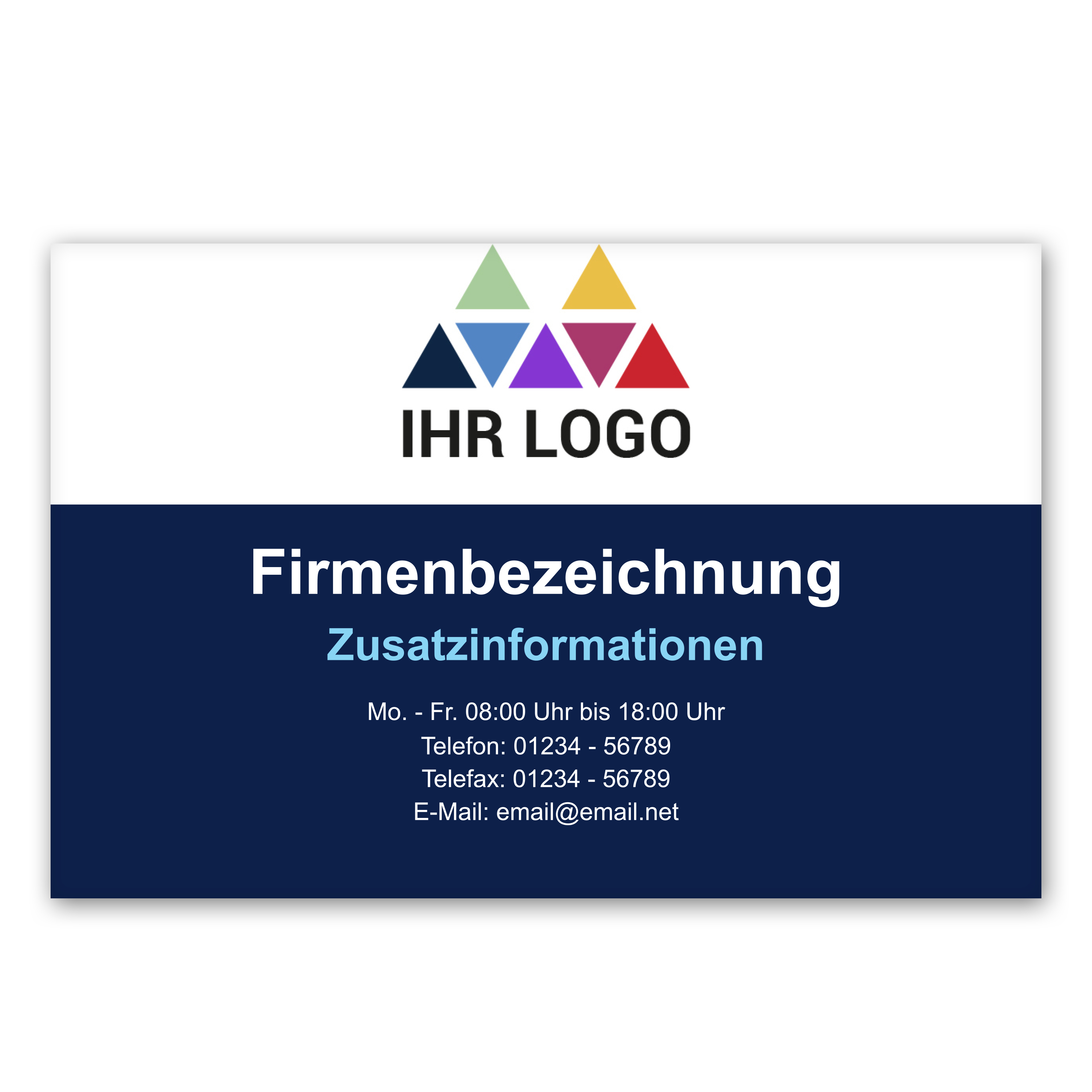 Firmenschild