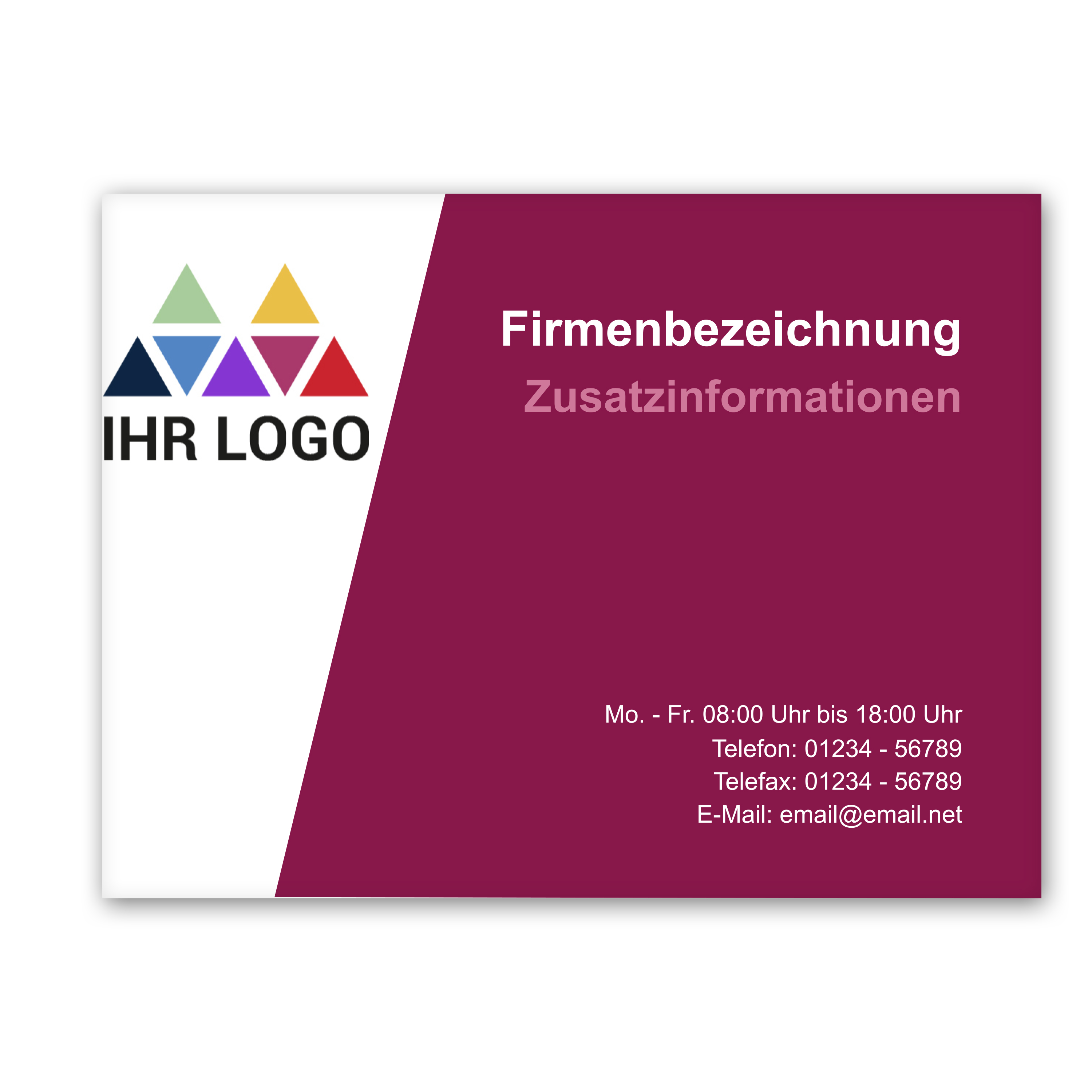 Firmenschild