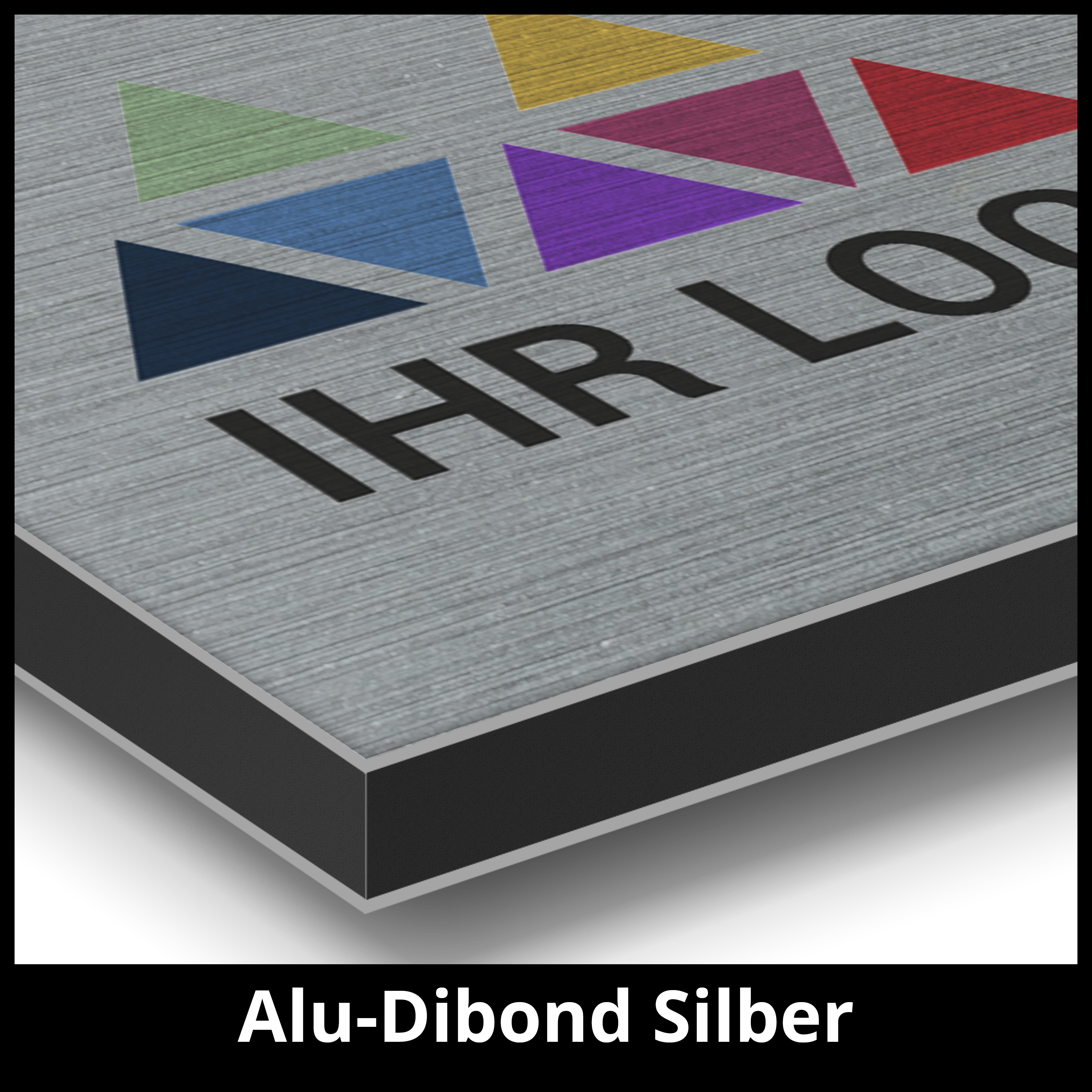 Alu-Dibond Silber