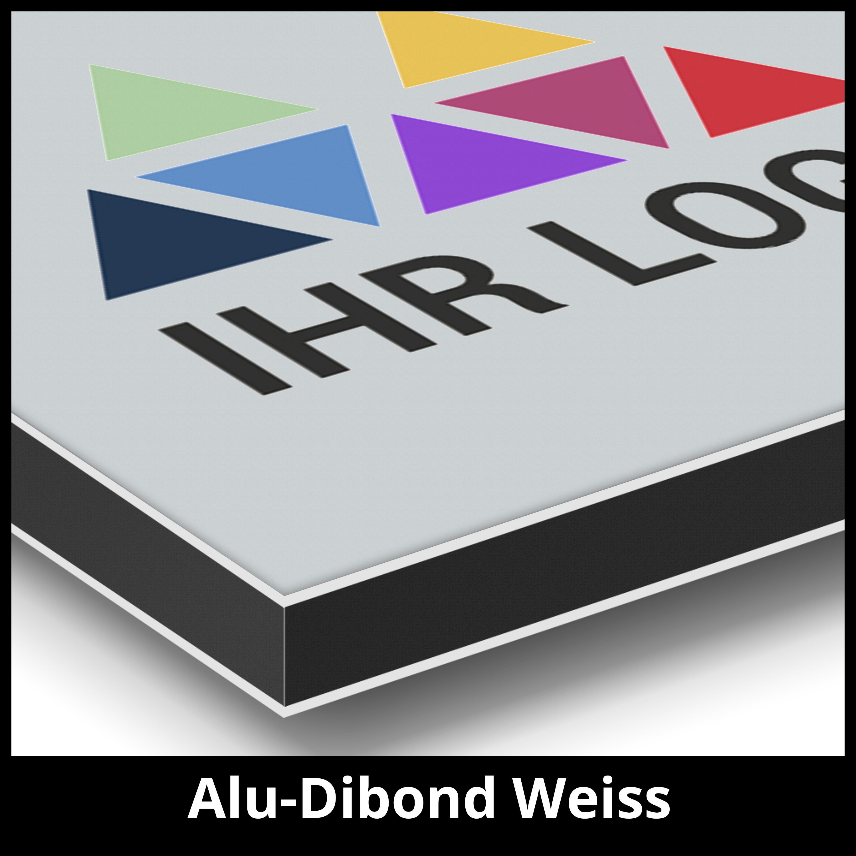 Alu-Dibond Weiß
