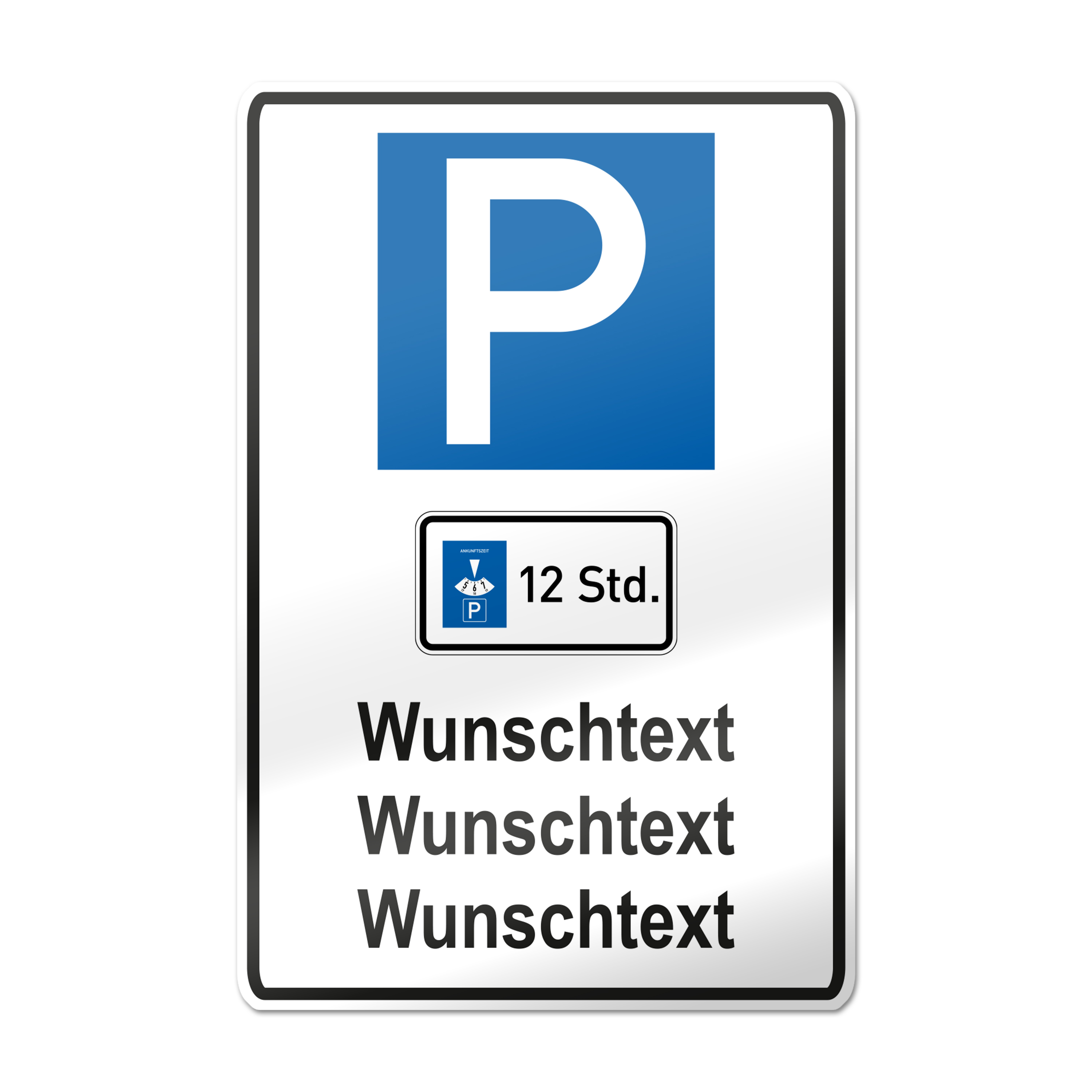 Parkplatzschild konfigurieren & bestellen