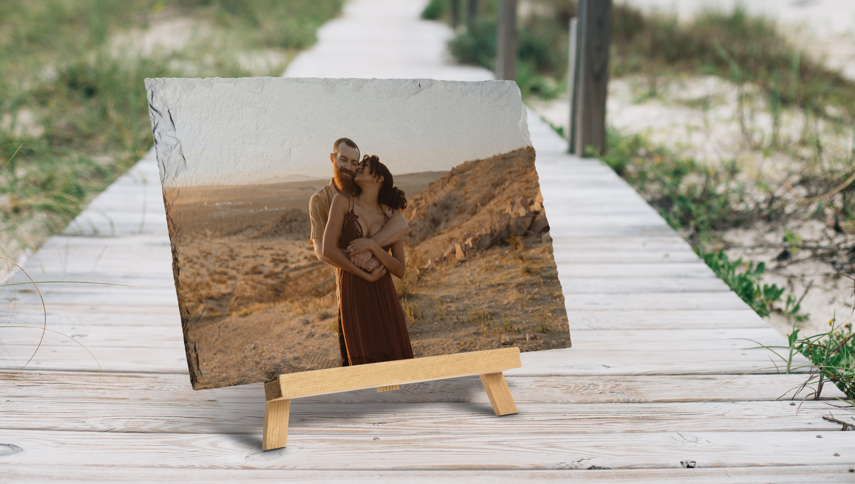 Personalisierte Schieferplatte selbst gestalten - Beste Qualität beim Fotodruck