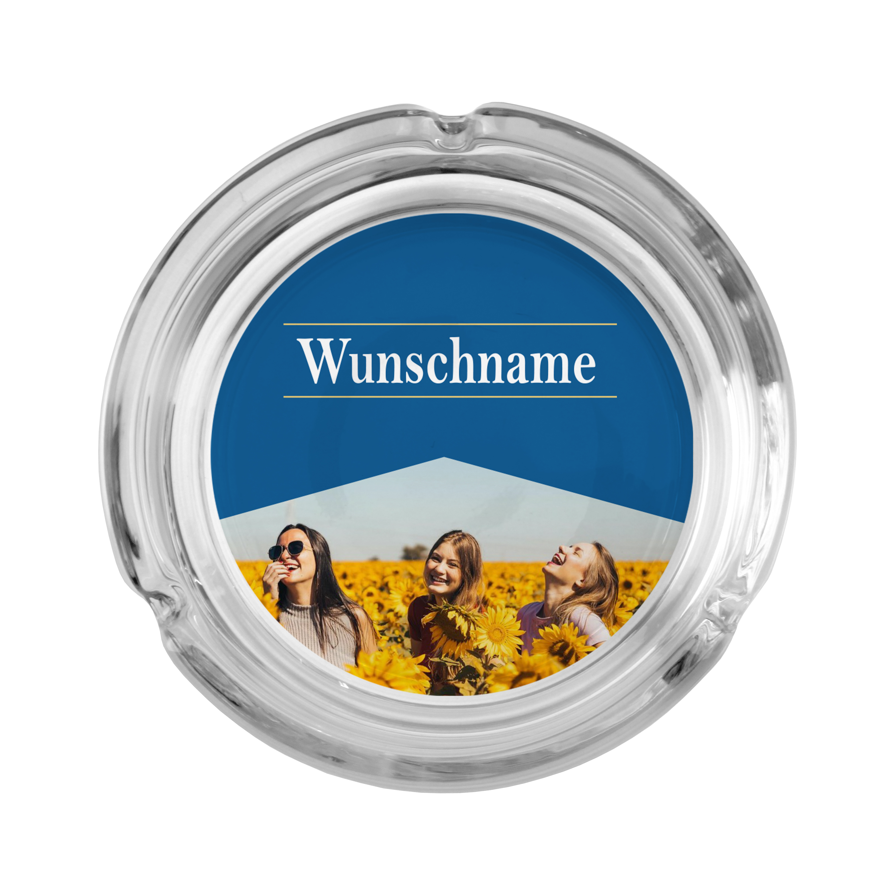 Glas-Aschenbecher