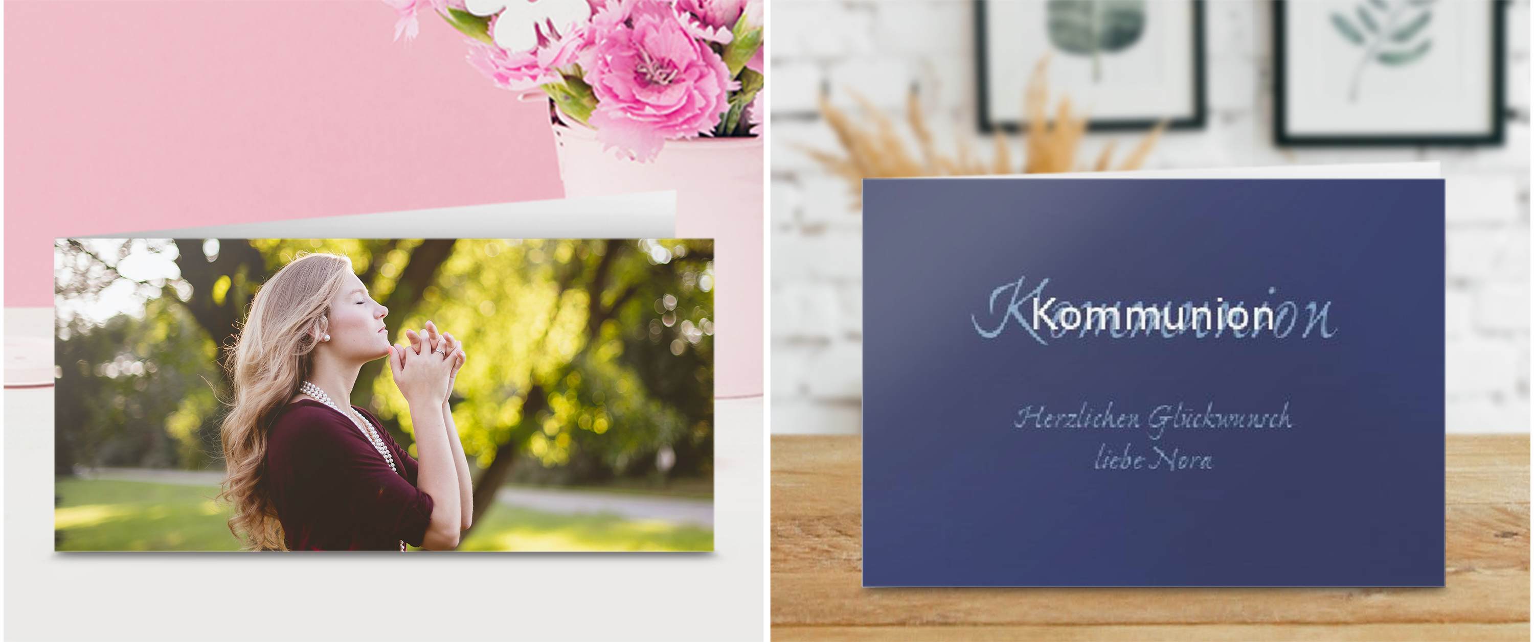 Kommunionskarten drucken