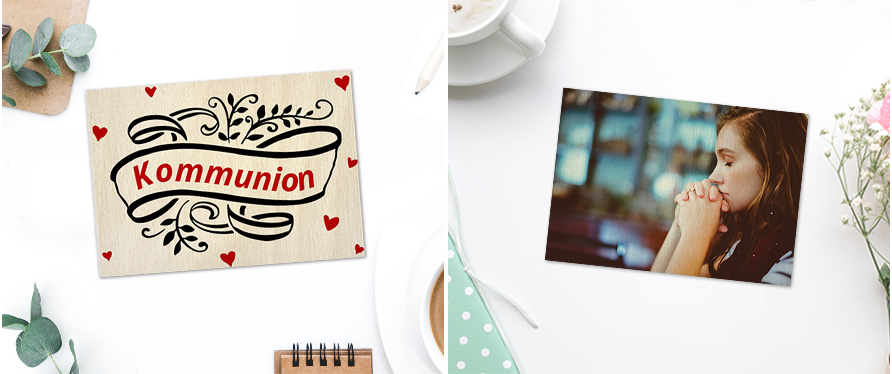 Kommunionskarten erstellen