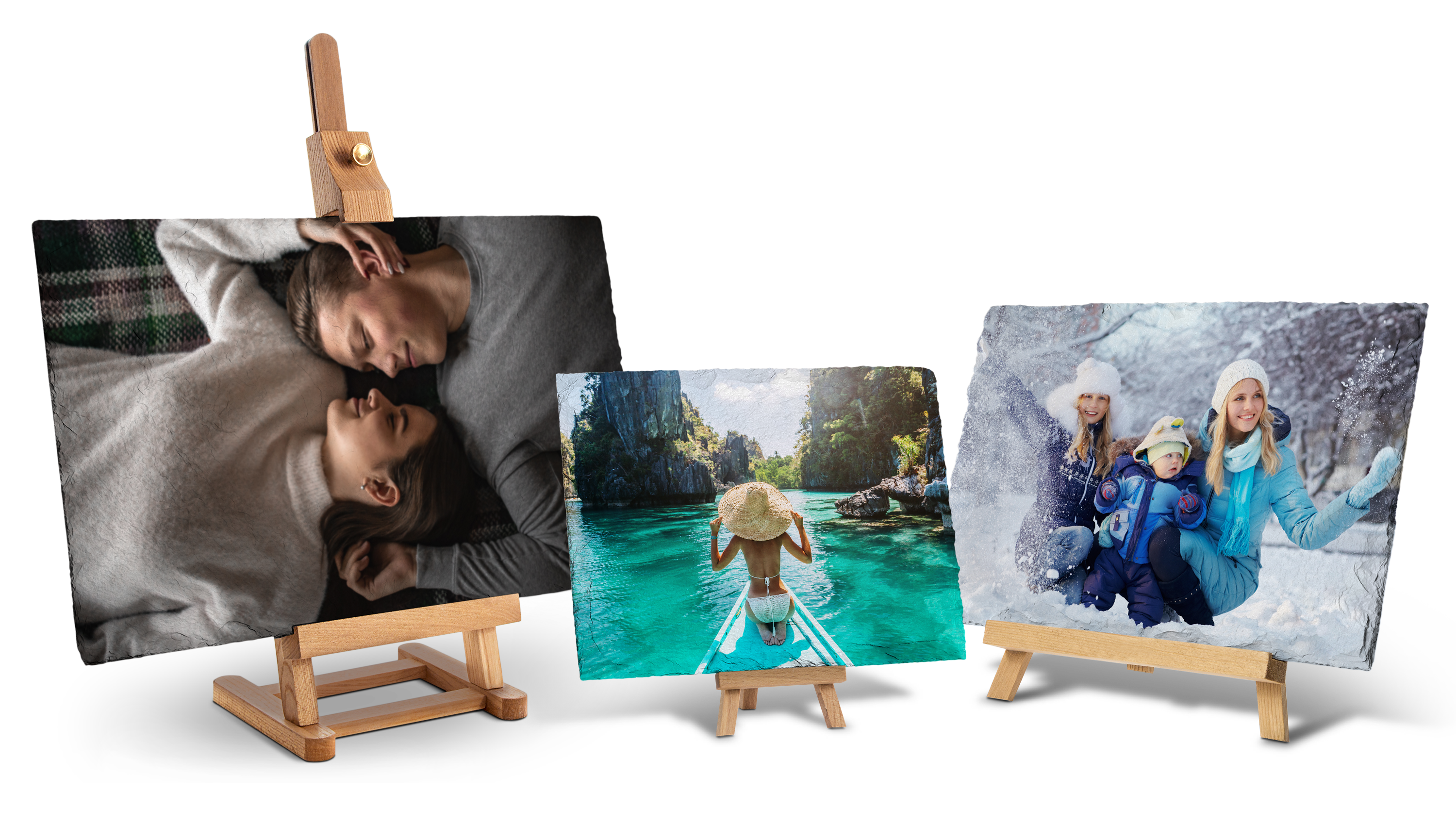 Bilderrahmen mit eigenem Foto aus lichtechtem Acrylglas oder Leinwand