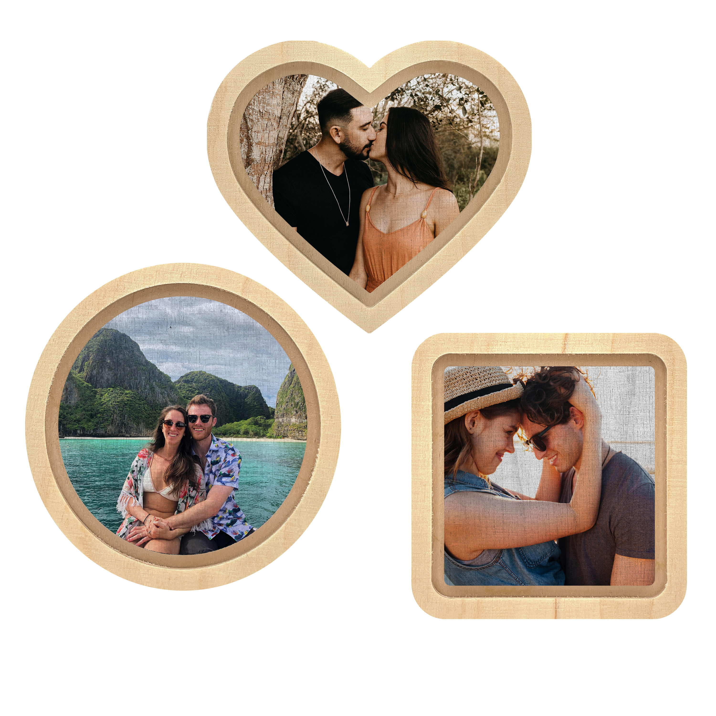 Fotomagnet "Holzrahmen"