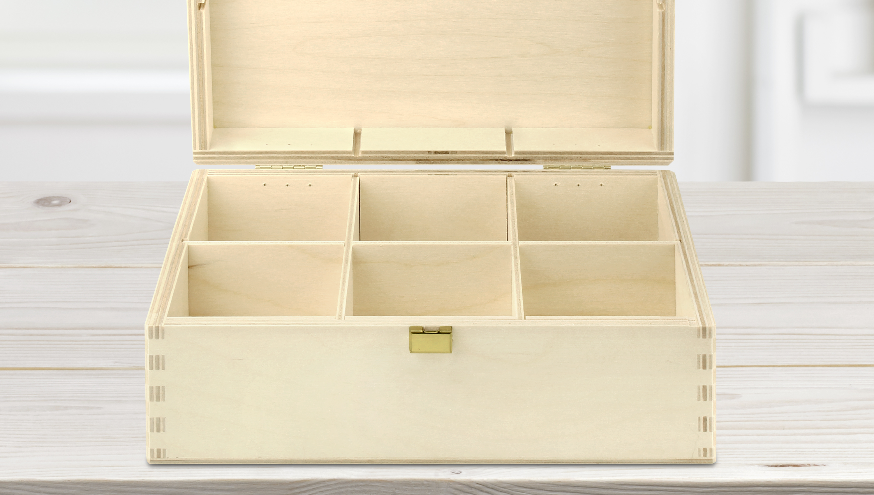 Teekiste mit Namen personalisieren: Teebox Holz bedrucken