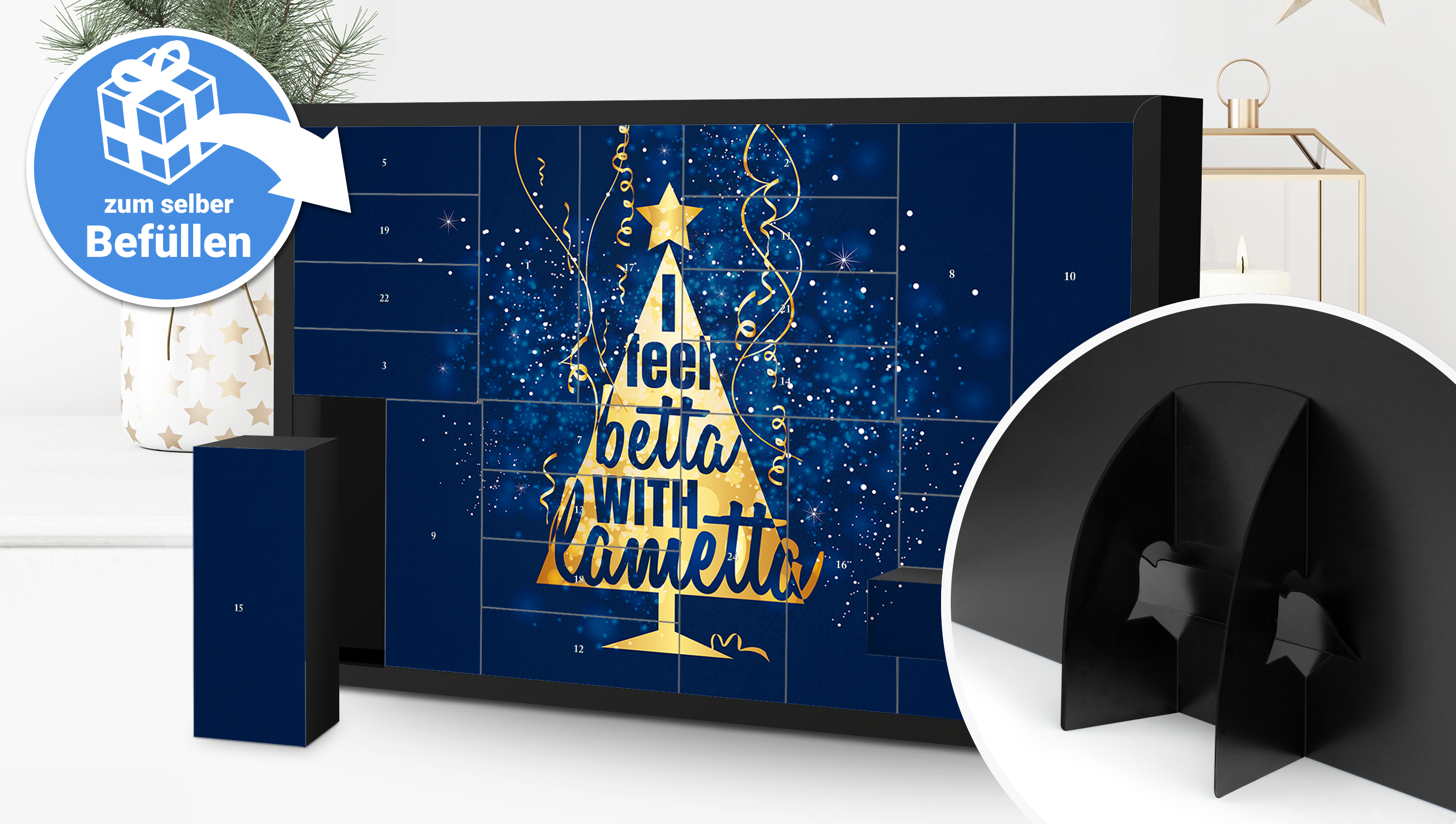 Personalisierte Adventskalender mit Sprüchen selbst gestalten