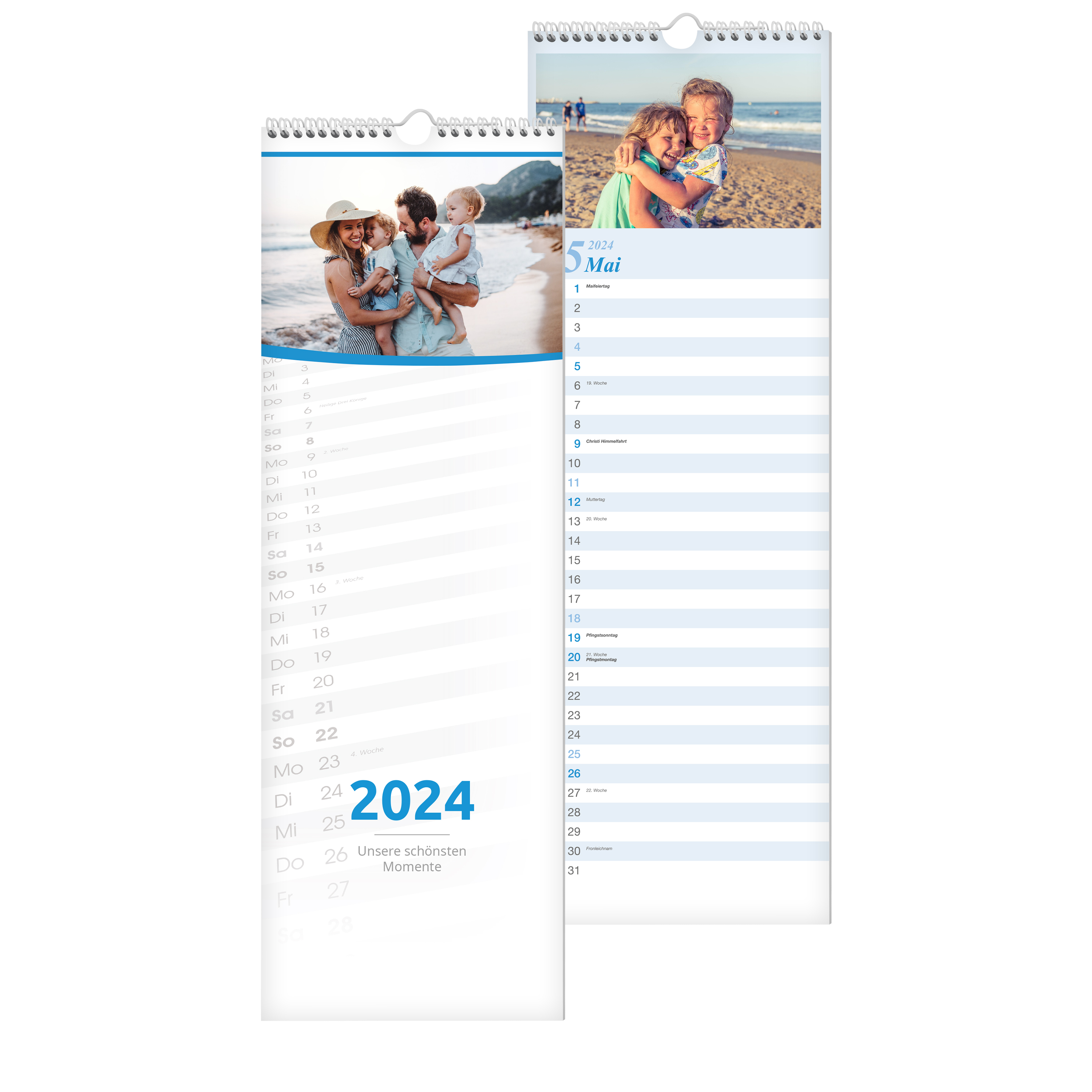 Fotokalender 2024 - Kalender mit Fotos & Text selbst gestalten