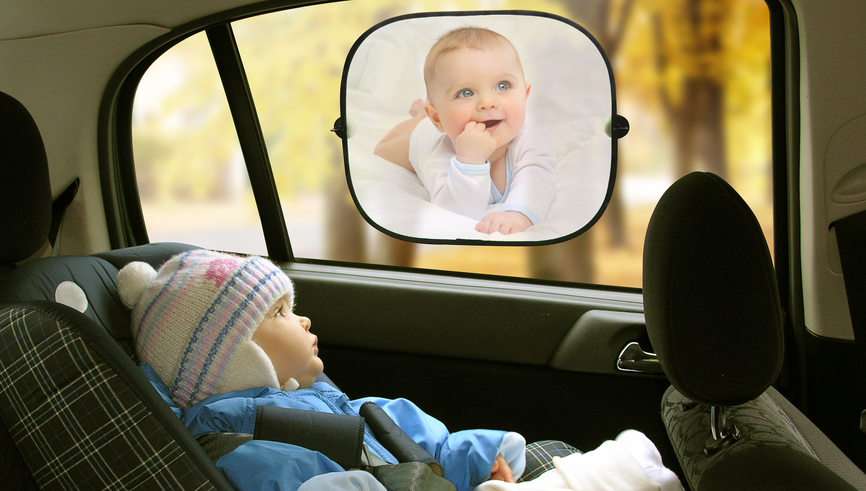 Sonnenschutz fürs Auto für Babys und Kleinkinder