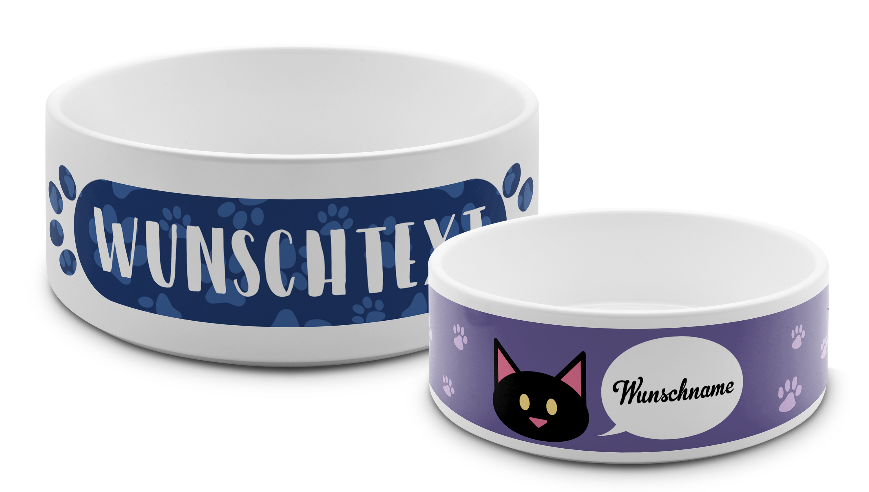 Katzennäpfe personalisieren als Geschenkidee für Ihre Katze