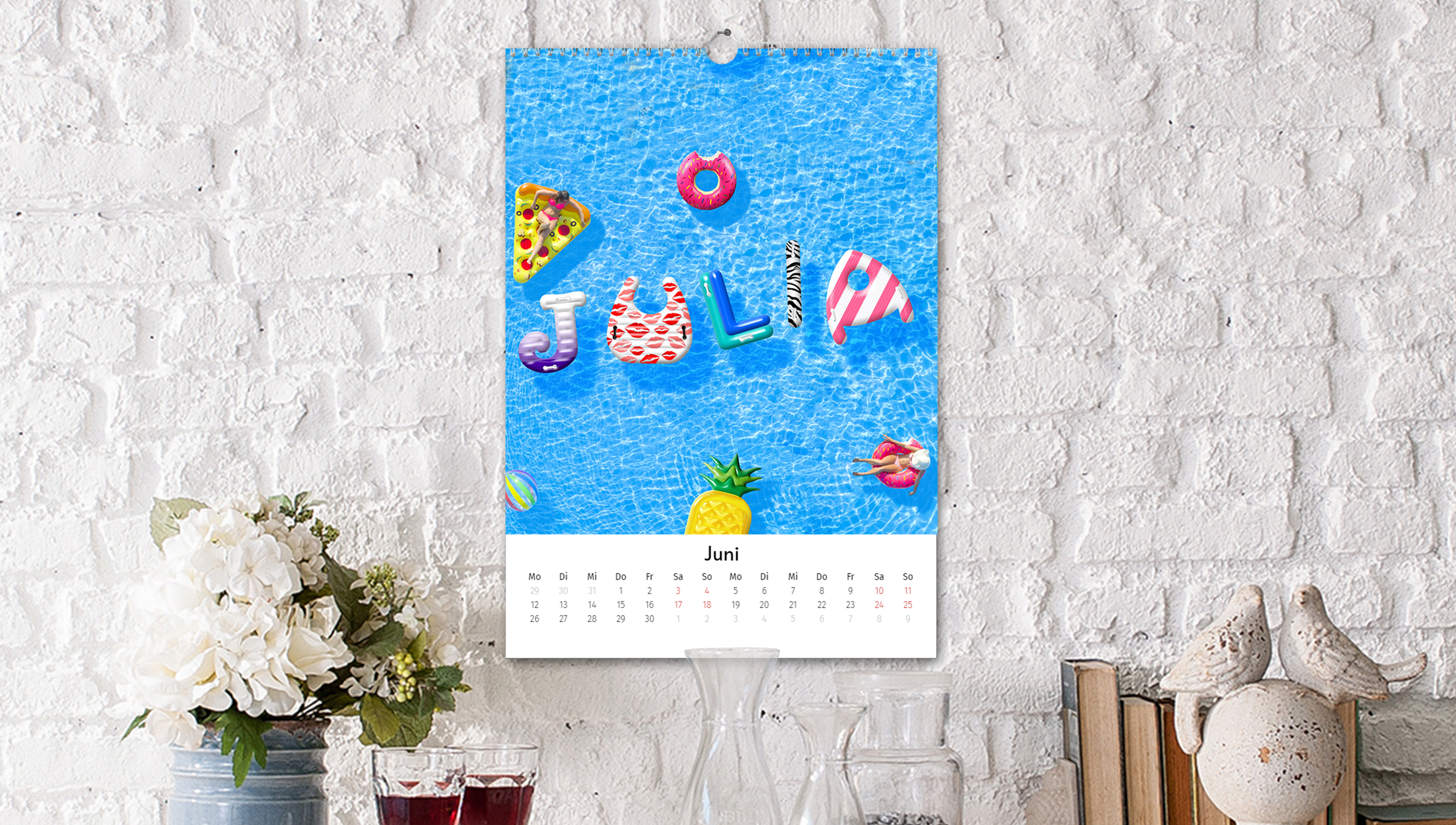 Namenskalender - personalisierte Namens-Geschenkidee für jeden Anlass