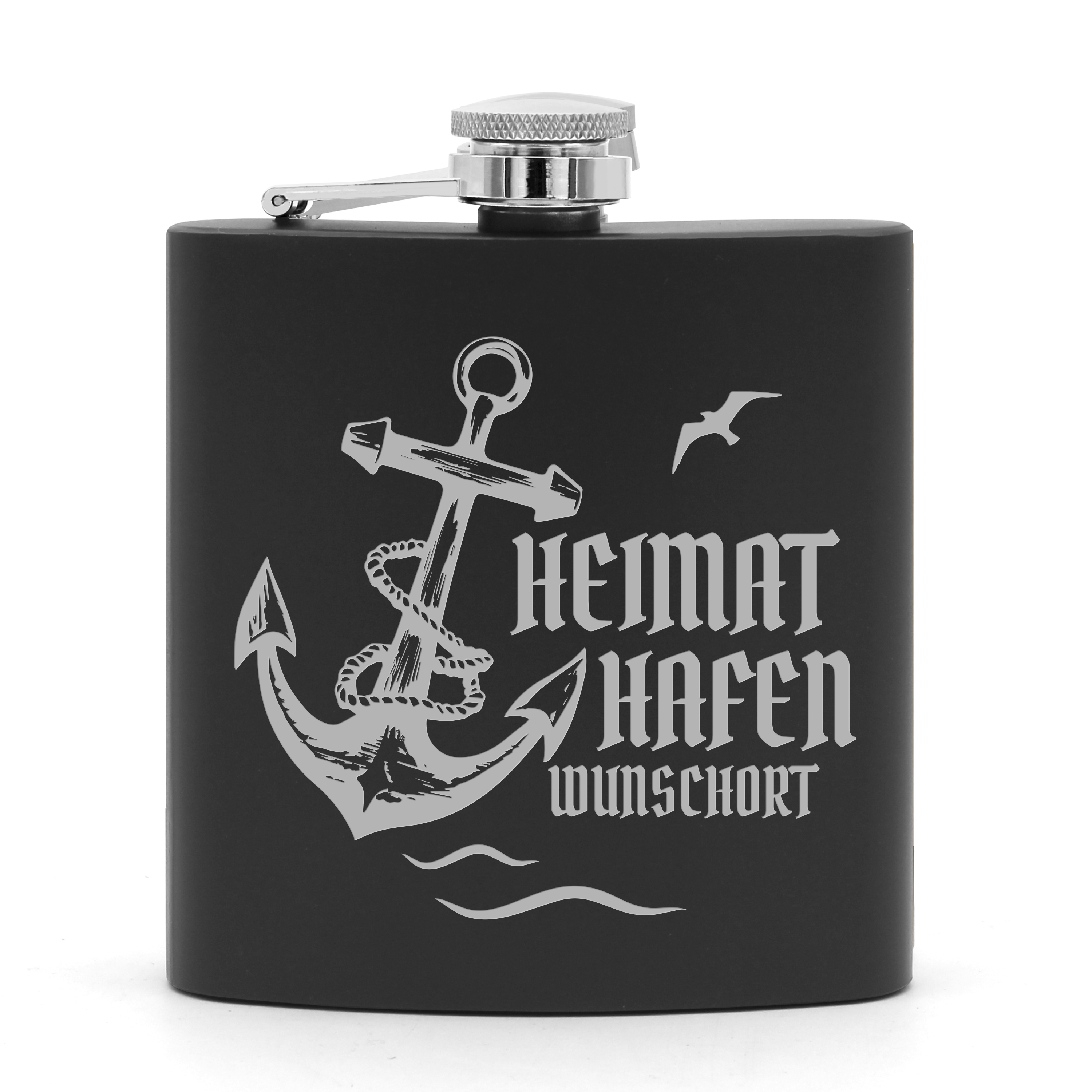 Flachmann Schwarz