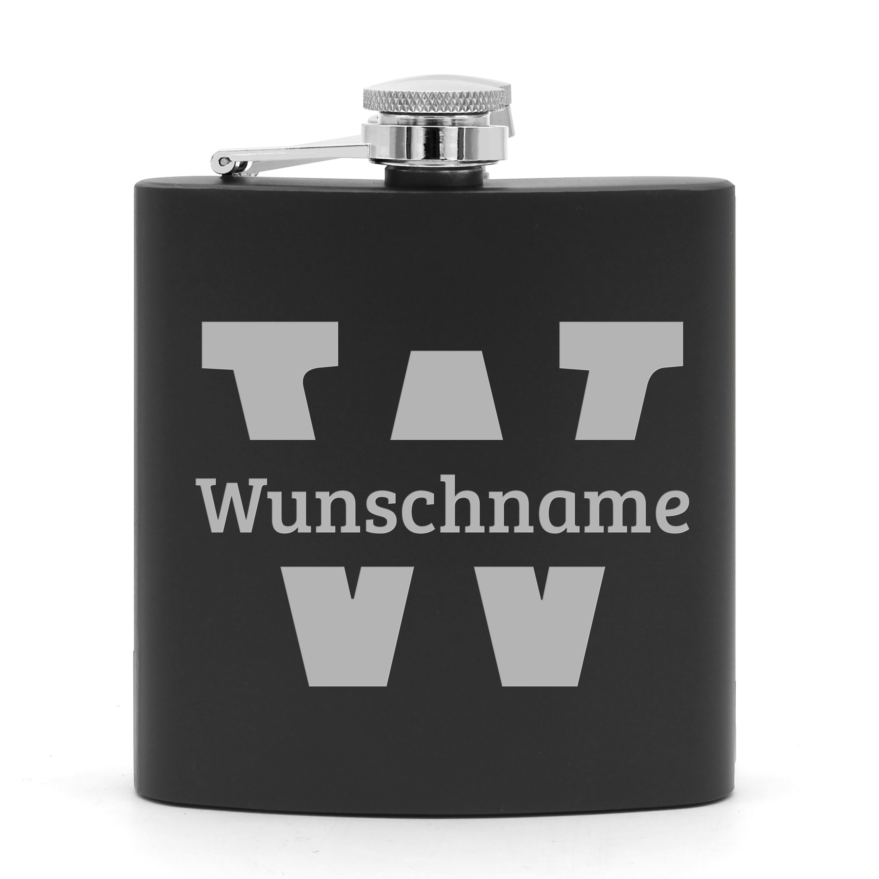 Flachmann Schwarz