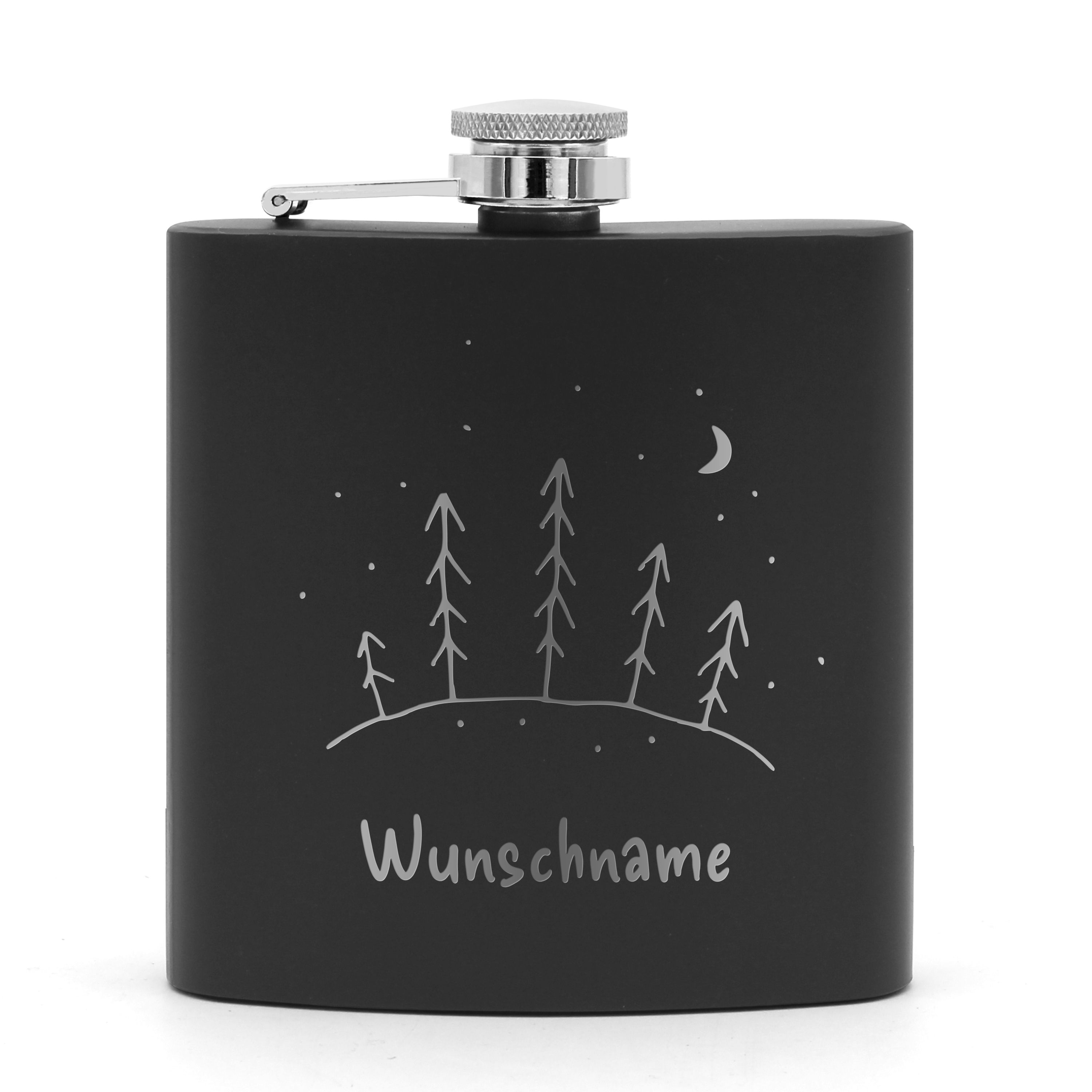 Flachmann Schwarz