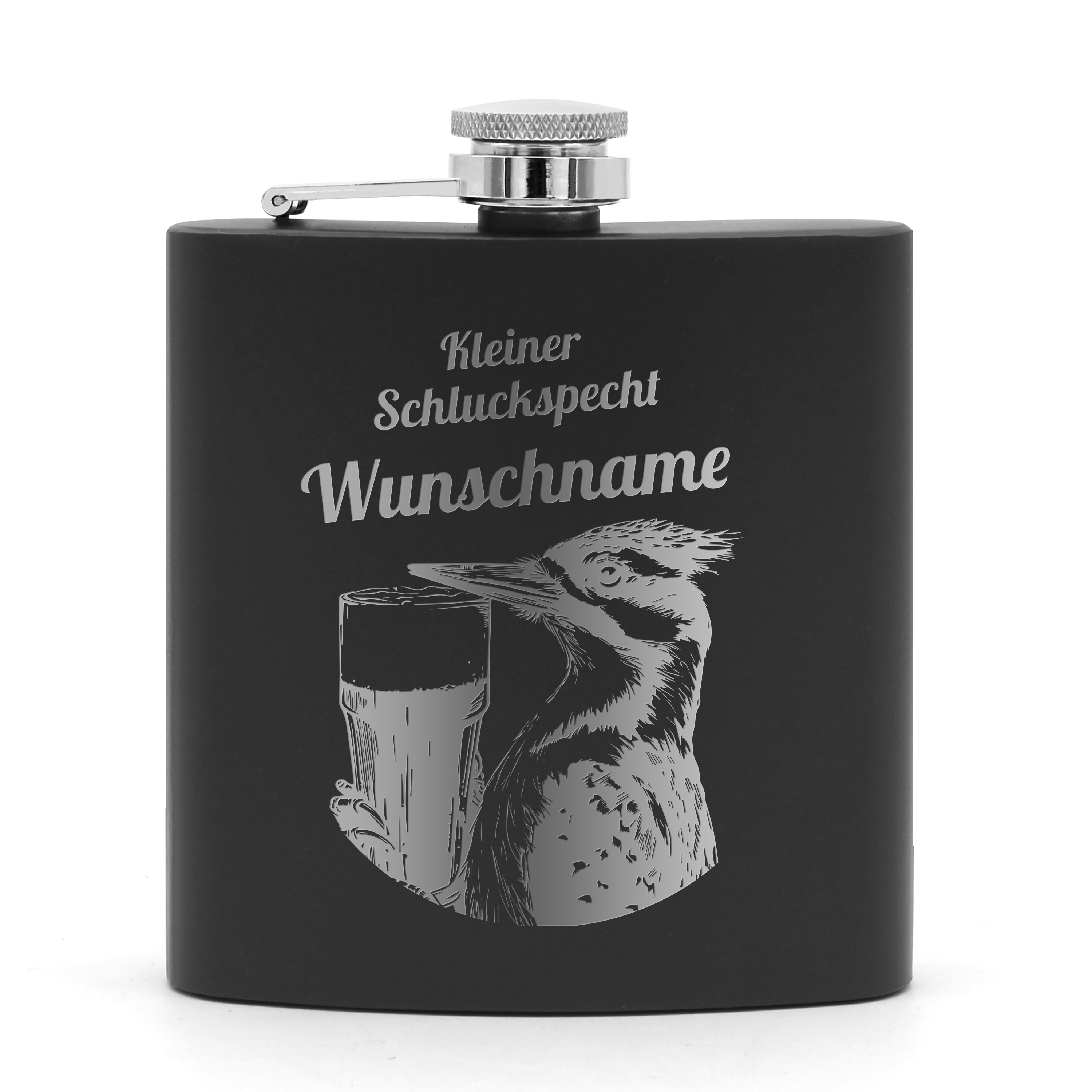 Flachmann Schwarz
